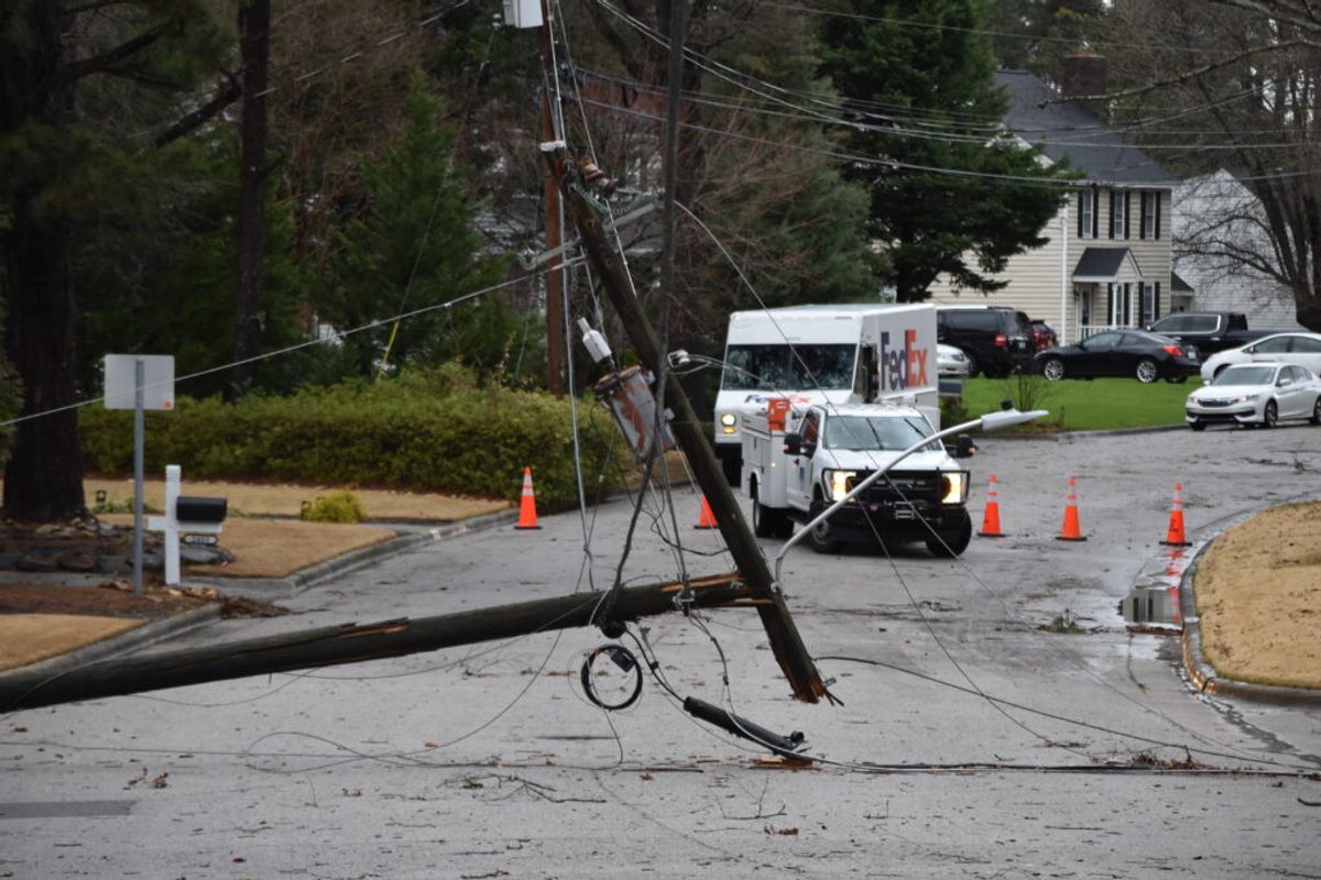 City working to restore power after storm