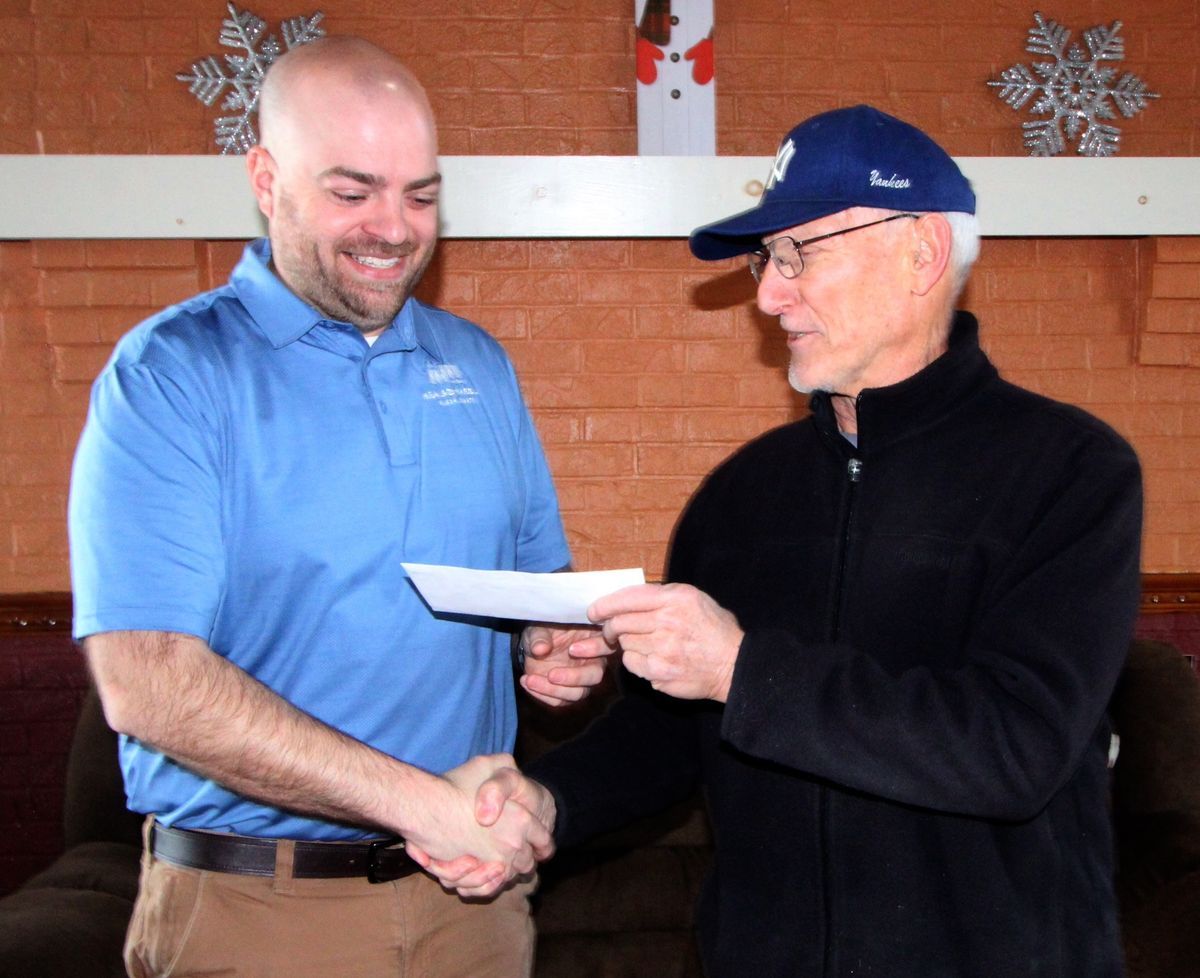 Church donates money for meals