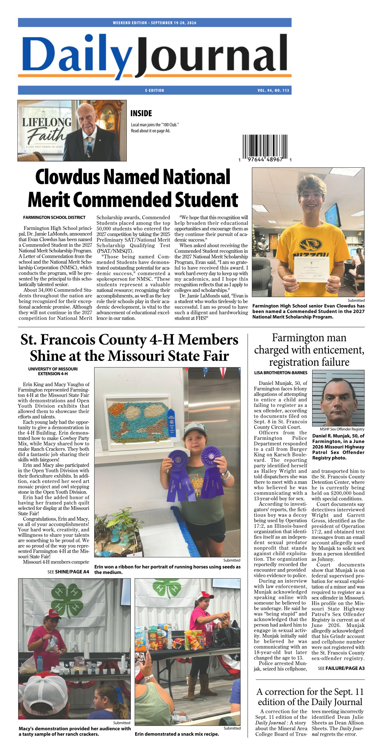 The Park Hills Daily Journal, Sept. 19