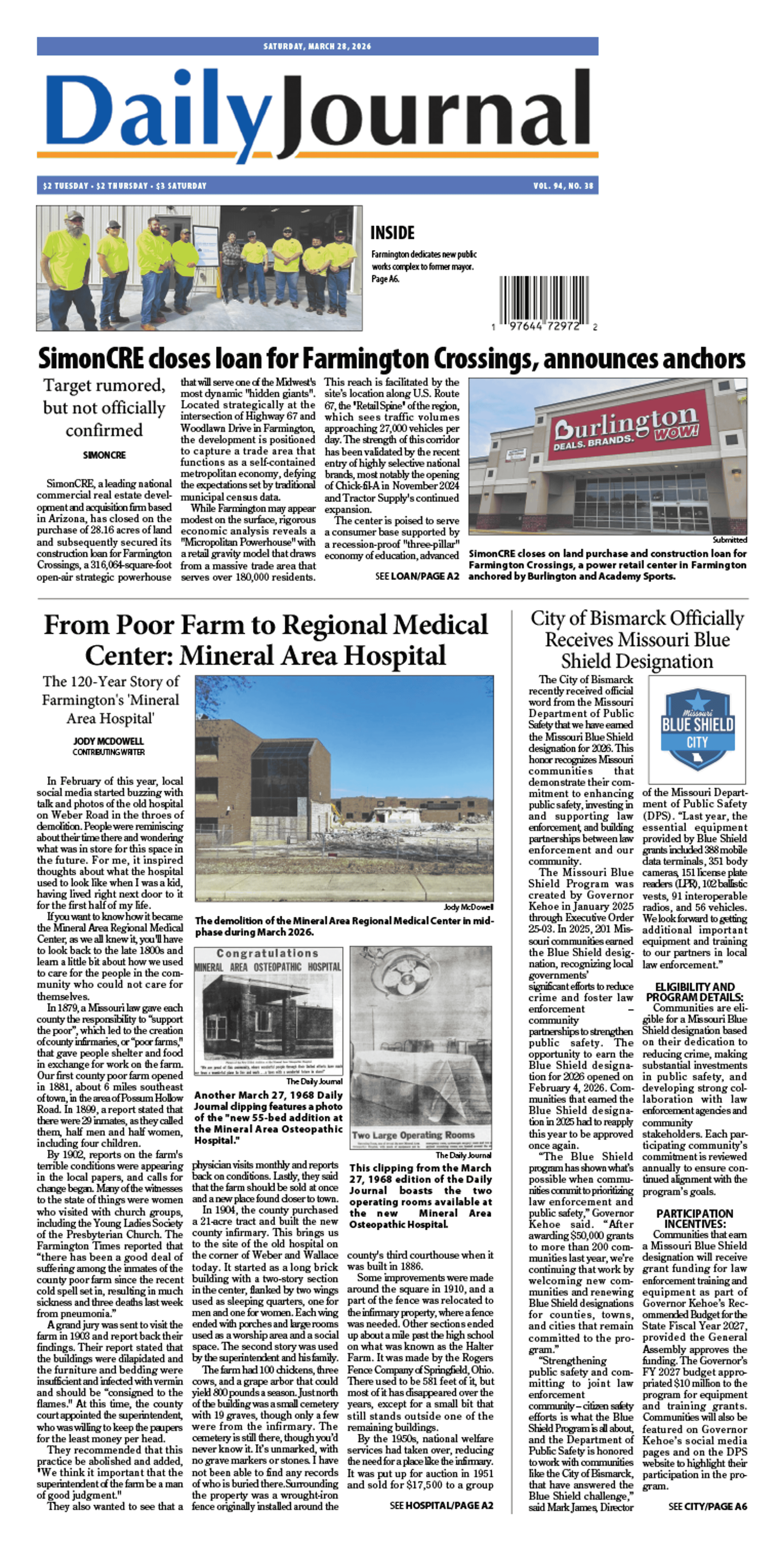 The Park Hills Daily Journal, March 28