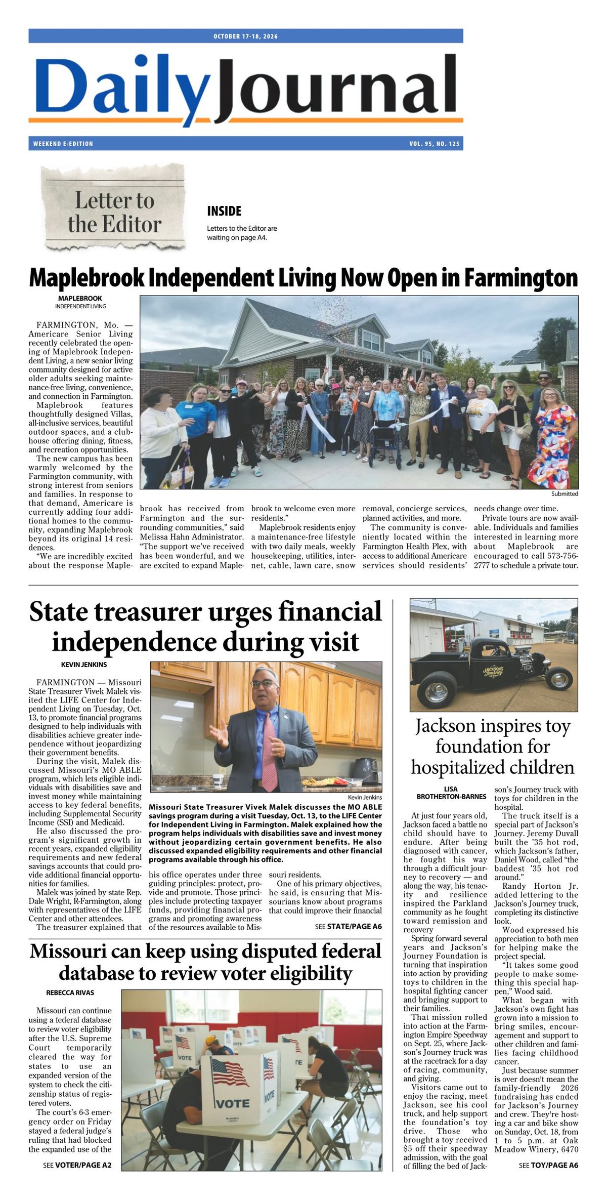 The Park Hills Daily Journal, Oct. 17