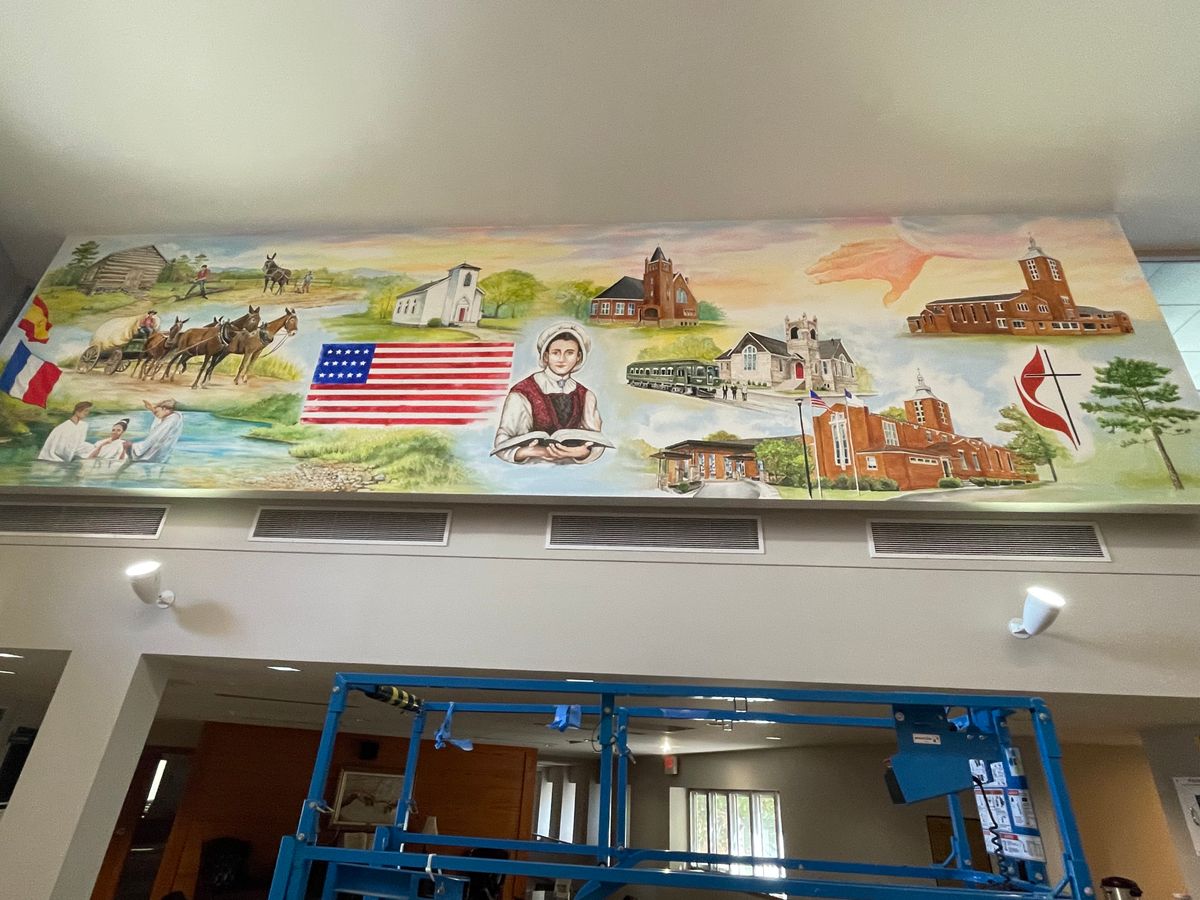 Memorial United Methodist Church to dedicate new mural Sept. 6