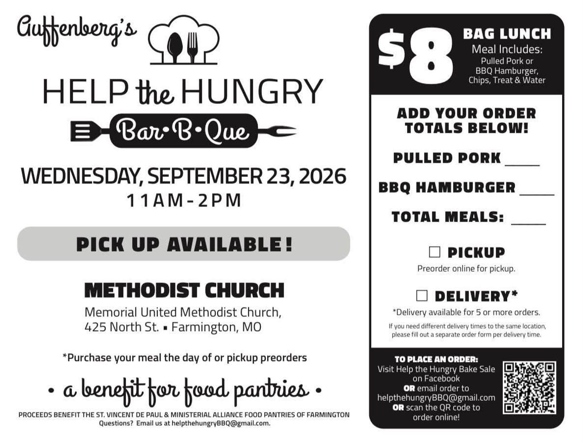 Annual Help the Hungry BBQ fundraiser set for Sept. 23, County Fair Fundraiser Recap