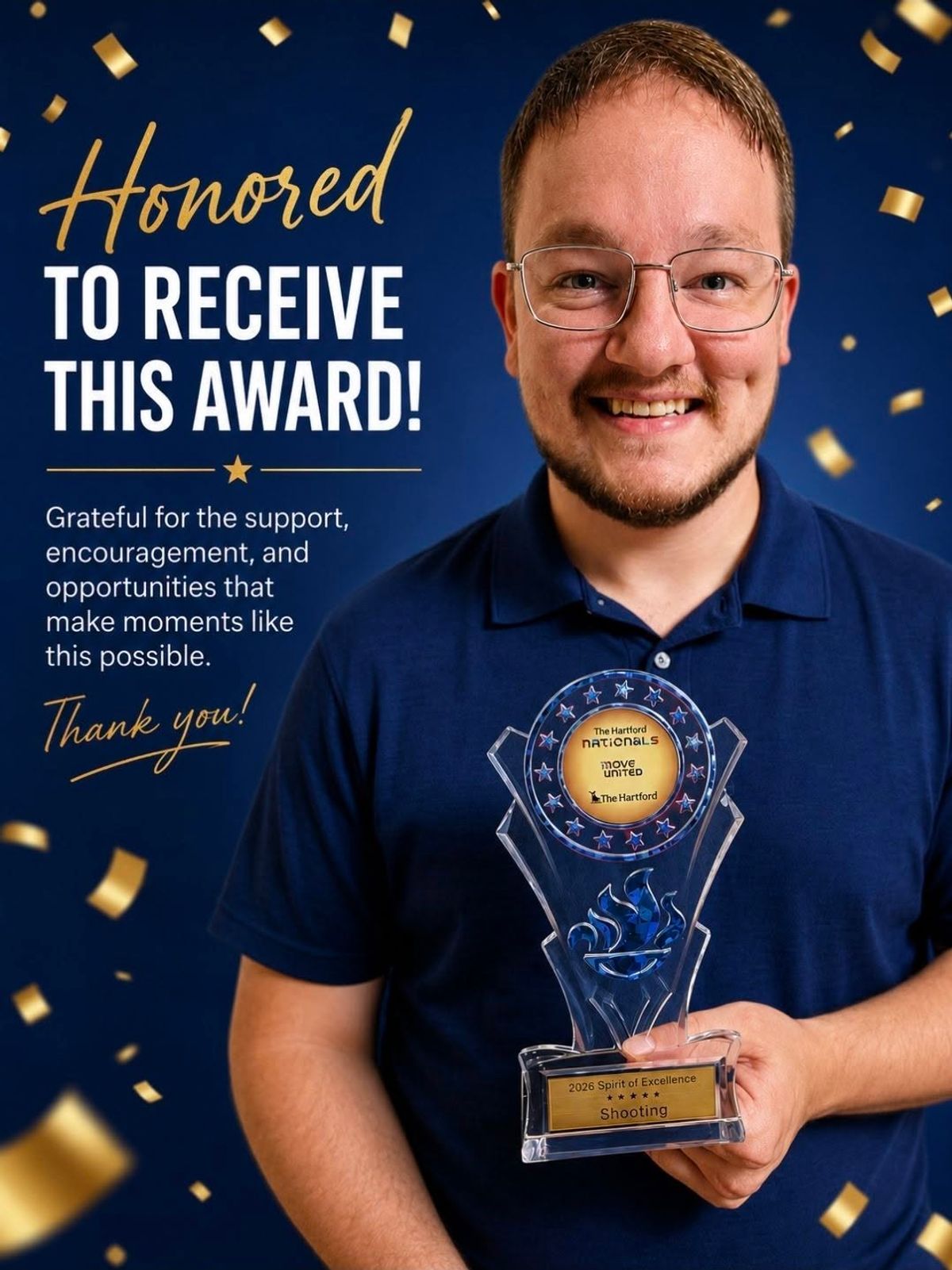 Local athlete receives Move United Spirit of Excellence Awar...