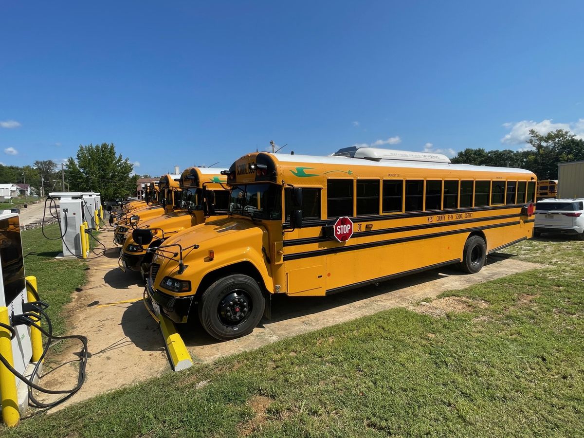 West County launches seven new electric school buses funded ...