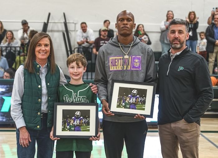 Rodney Garrott Pelham honors Hueytown’s Jeffery Garrott after viral interac...