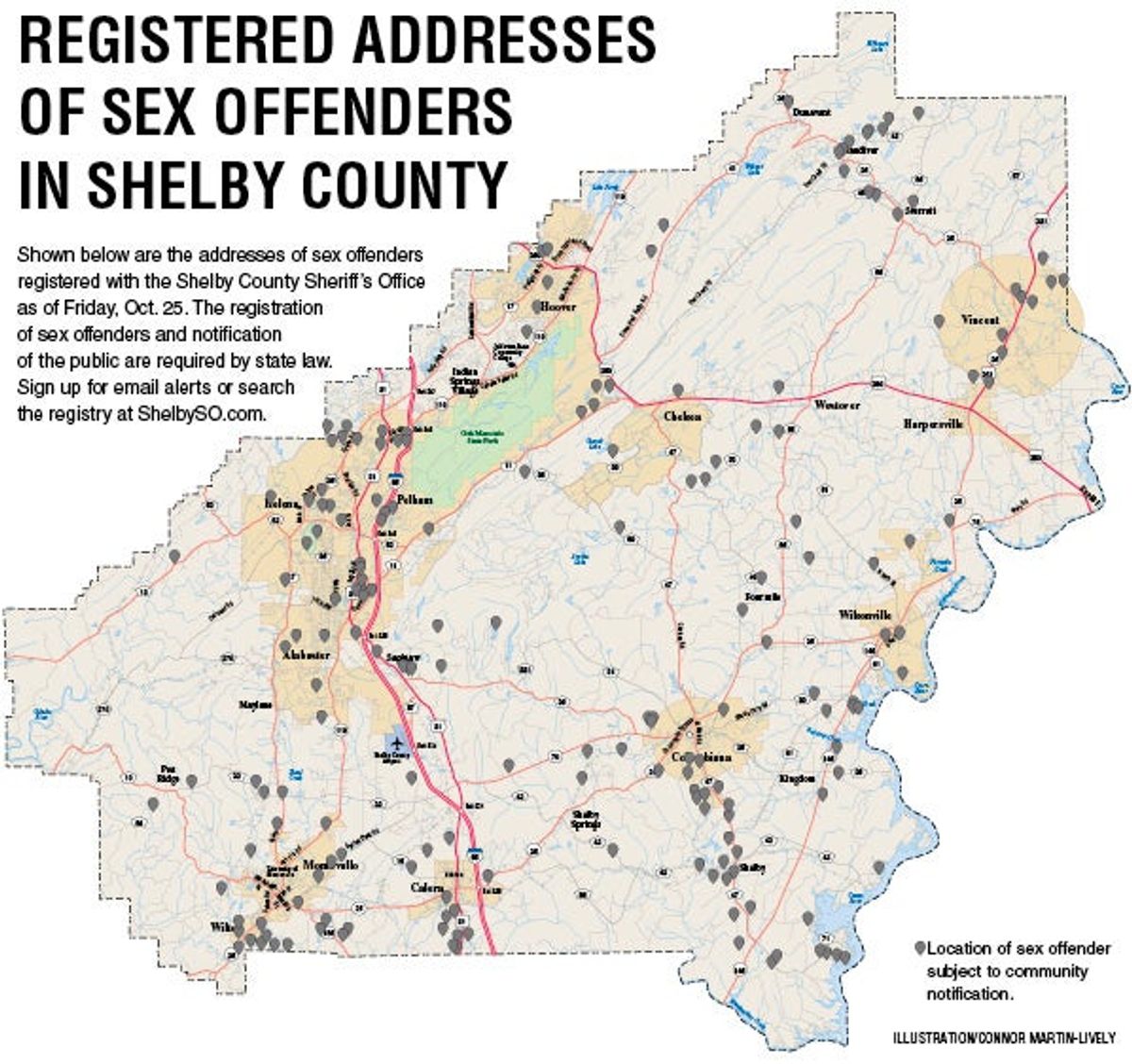 Shelby County sex offender database provides residents with