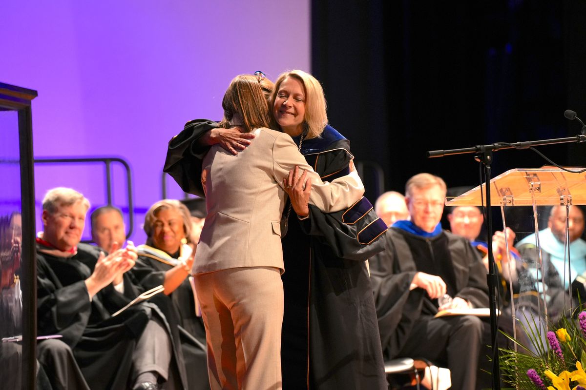 A new era: Michelle Johnston inaugurated as UM president on ...