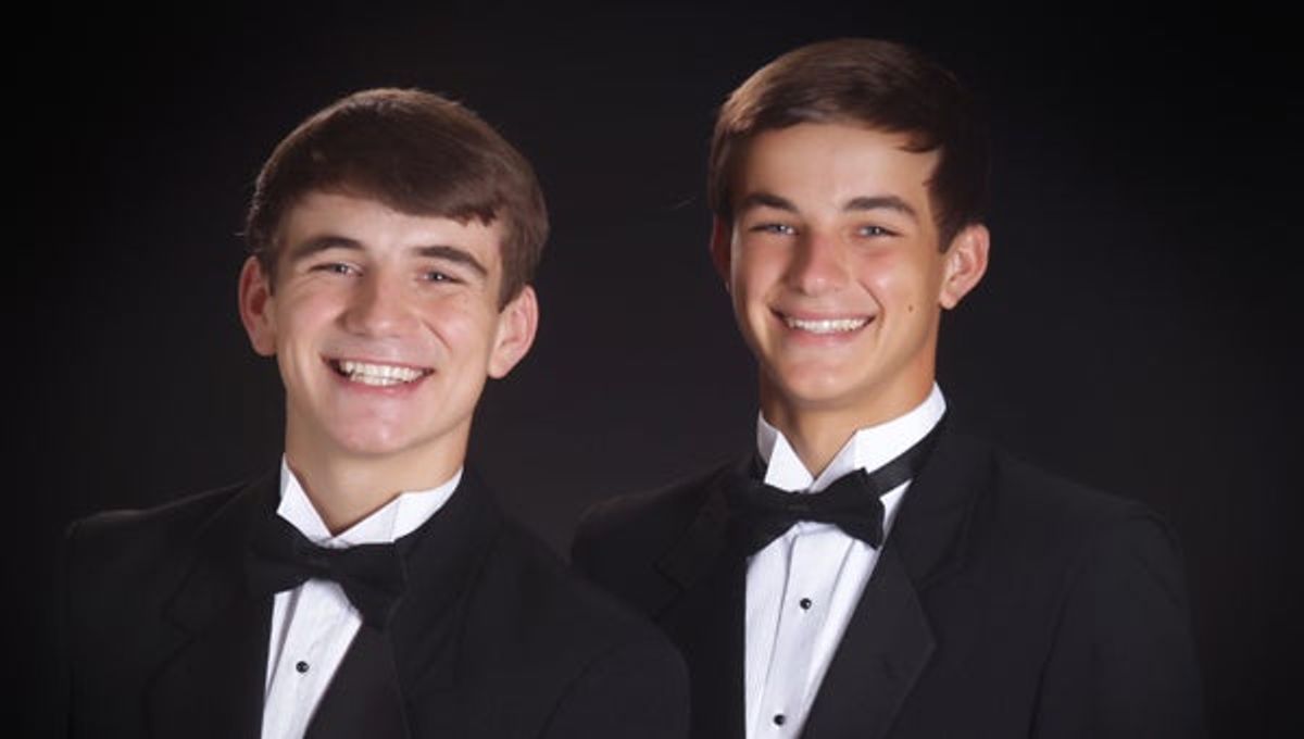 Twin brothers at SCHS will separate to go to college military