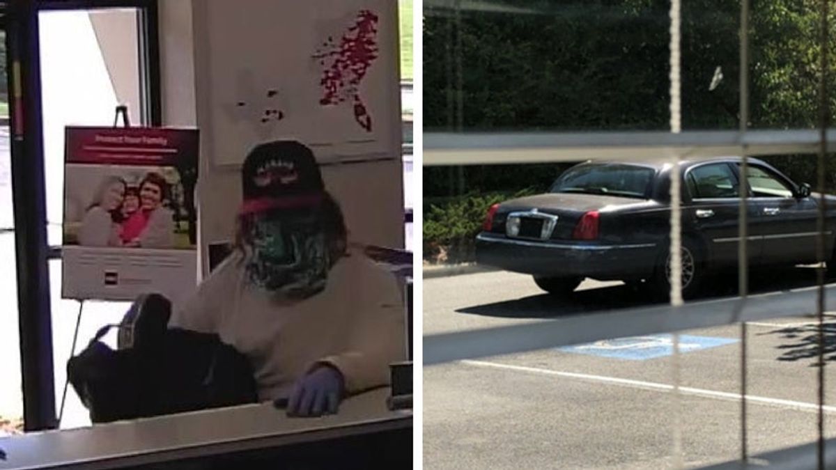 Police searching for bank robber, accomplice