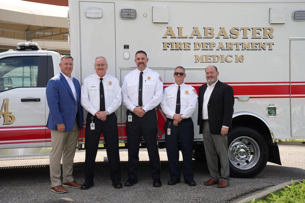 Alabaster, Pelham receive first pair of new ambulances