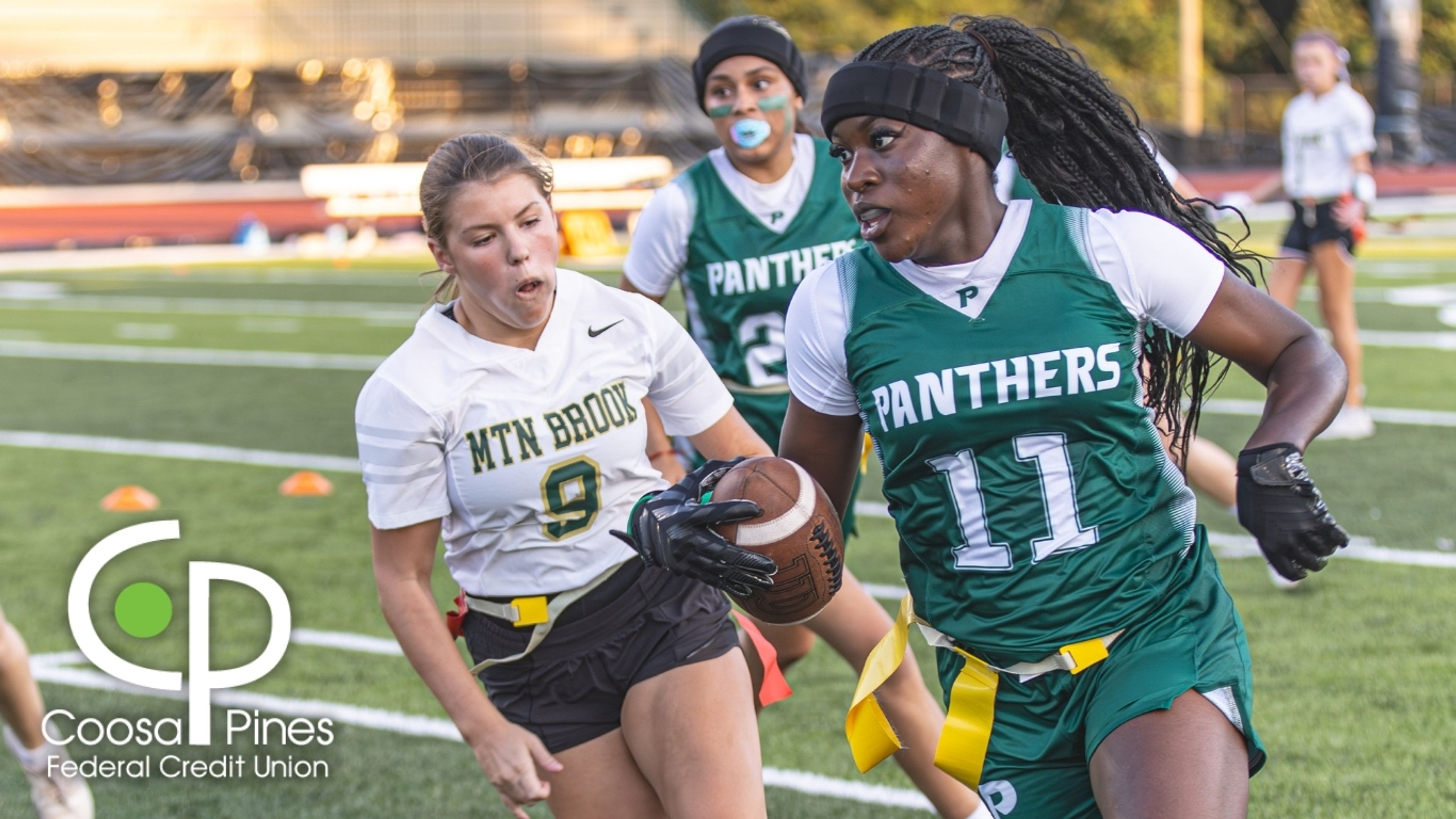 Pelham made history with a win over Mountain Brook in its inaugural flag football game, overcoming the first-game jitters with a showcase by Janiah Harris and a stout defensive showing.
