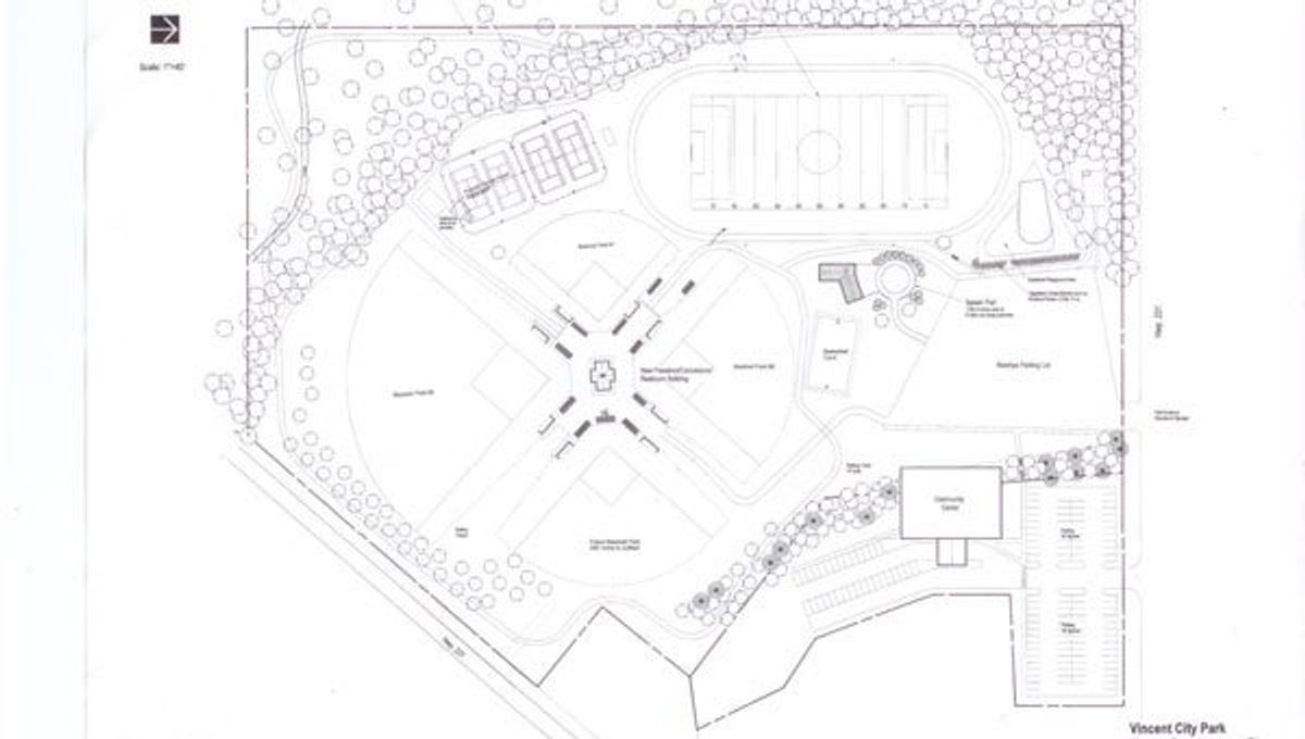 Vincent reveals master plan for park