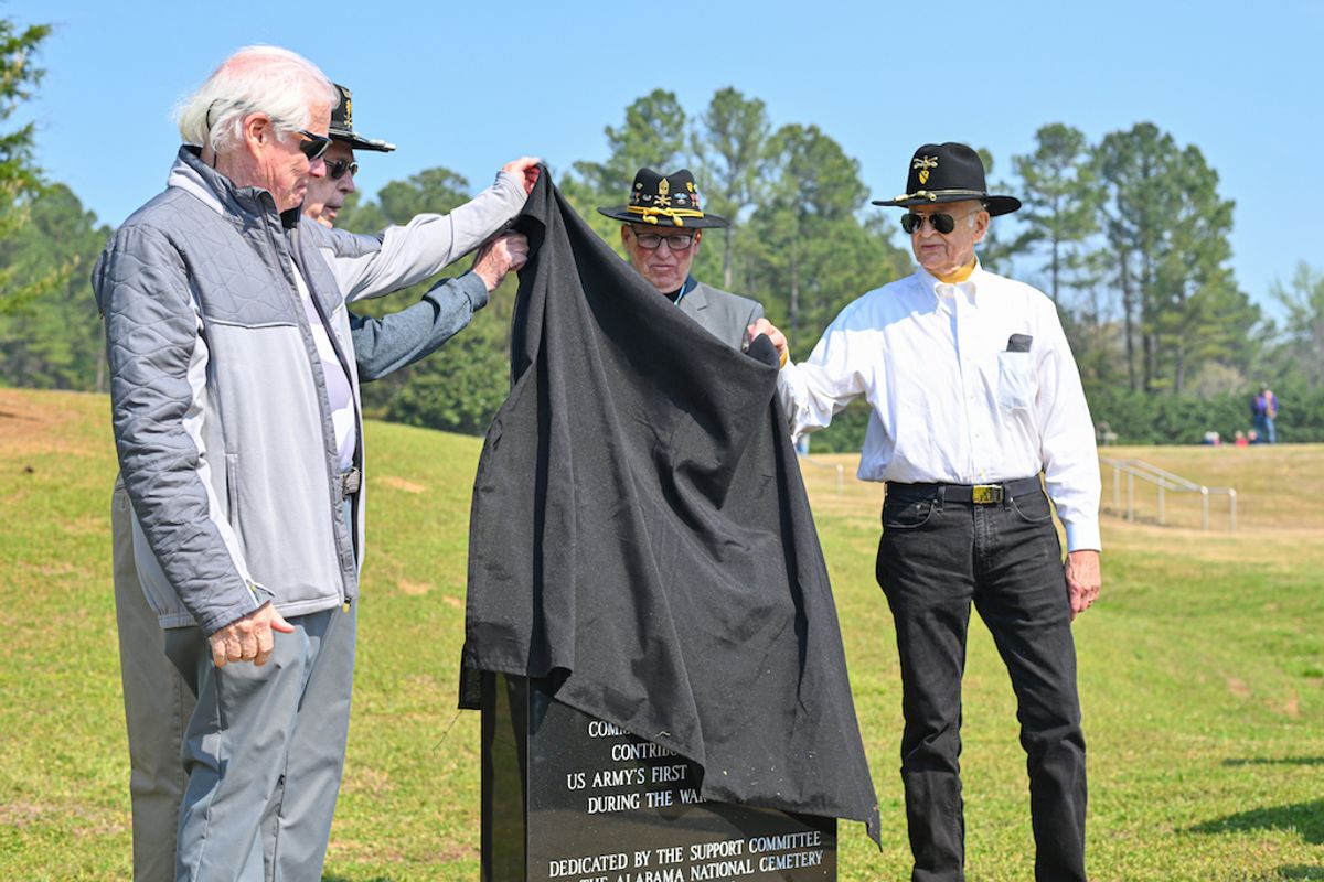 Vietnam veterans honored, First Cavalry monument dedicated at Alabama National Cemetery
