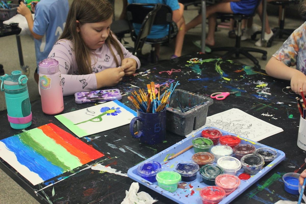 Kids get creative at HHS art camp