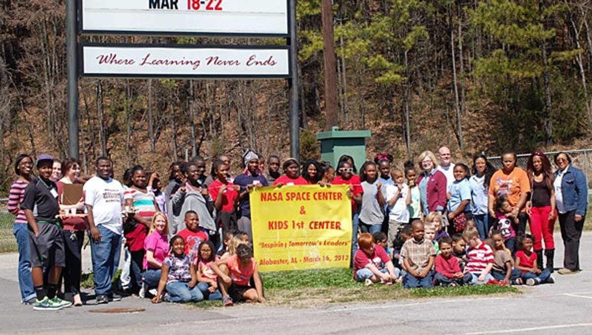 NASA visits Alabaster's Kids First