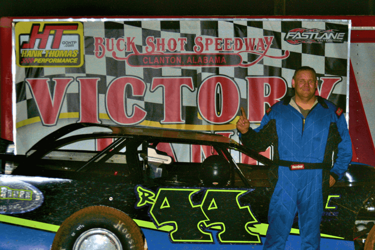 Winners and results from Buckshot Speedway on April 22