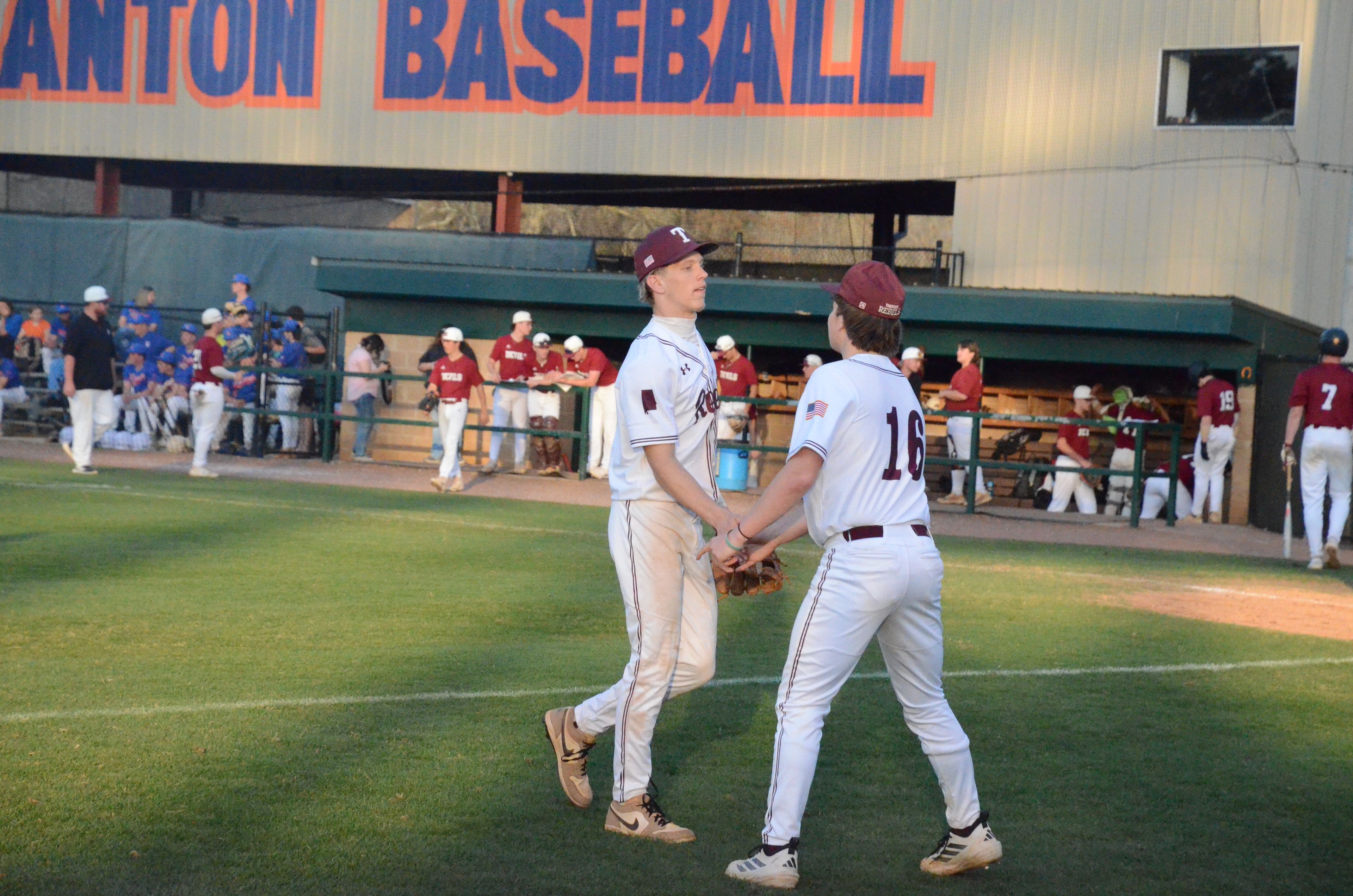 Thorsby High School’s Max Burnett threw the final two-and-two-third innings to help the Rebels advance to the 2026 Chilton County Baseball Tournament final.