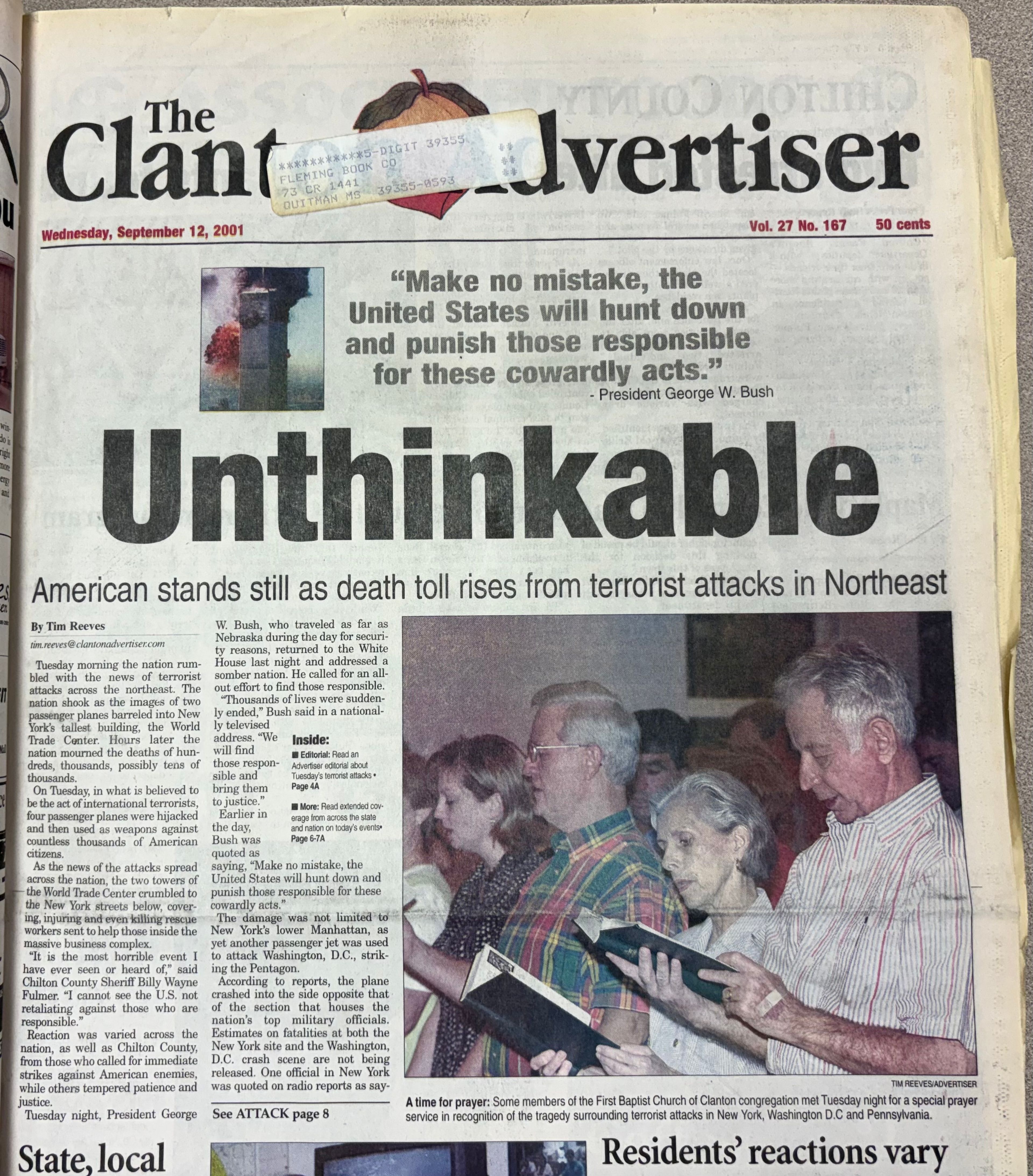25 years later, Chilton, Alabama & United States has never forgotten that September day