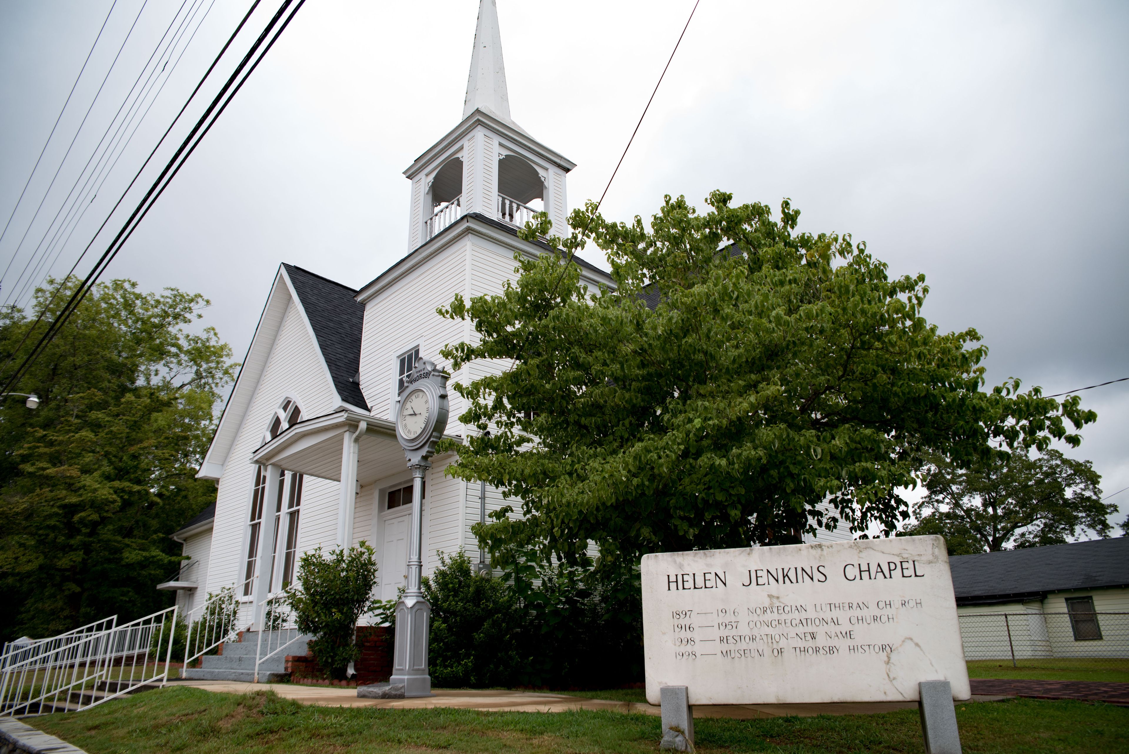  Helen Jenkins Chapel stands as the most historical church in the City of Thorsby.
