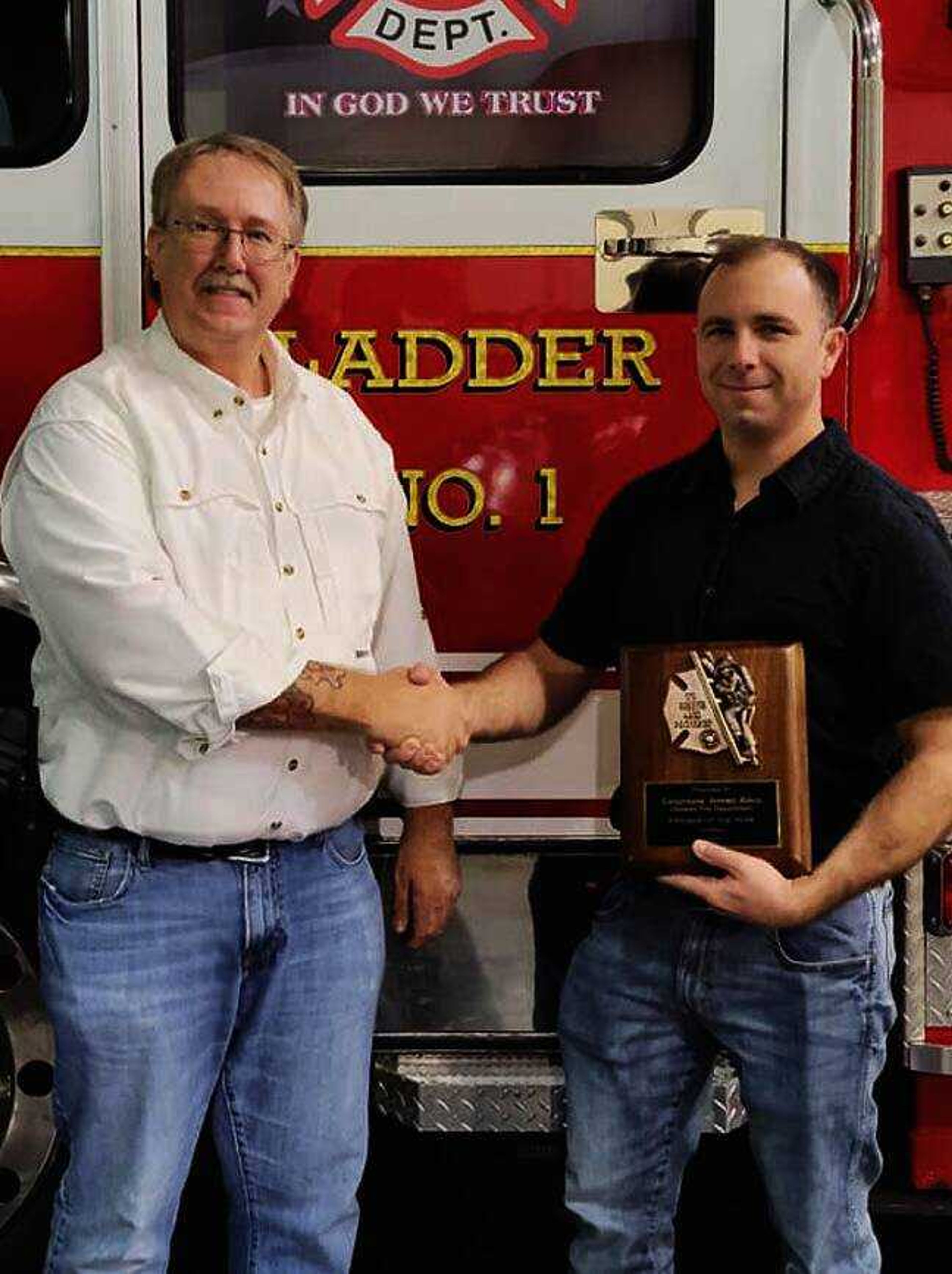 Jeremy Riney Firefighter of the Year