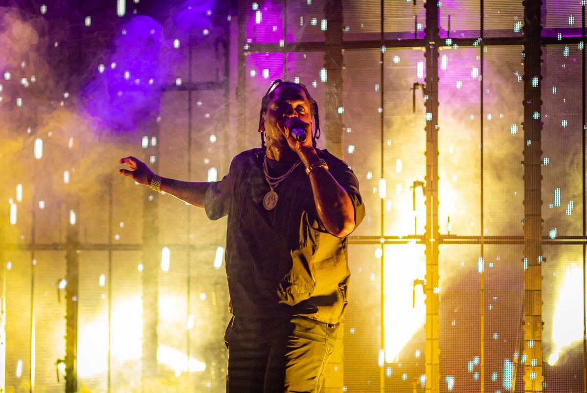 Pusha Devta Pusha T performs It's Almost Dry at the Fillmore
