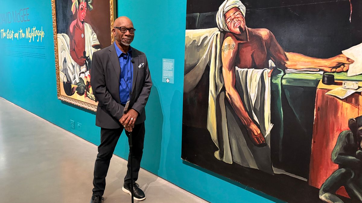 The man protecting the Bechtler Museum of Modern Art