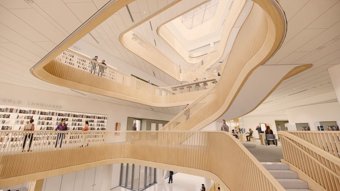 Sneak peek at the new library rising in Uptown Charlotte