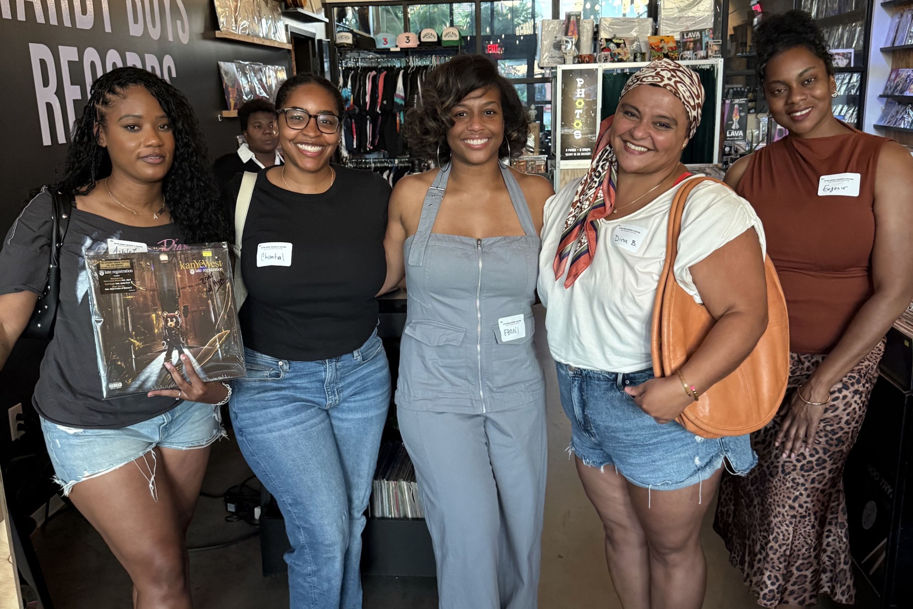 Attendees at a BTI's "After Hours: Records and Culture" event in partnership with Hardy Boy Records.