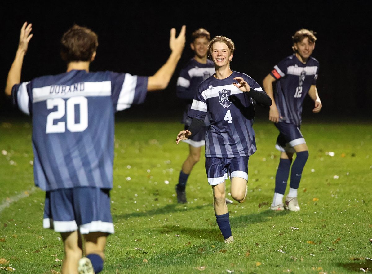 2 goals each from Armour, Bendall send Durand to district se...