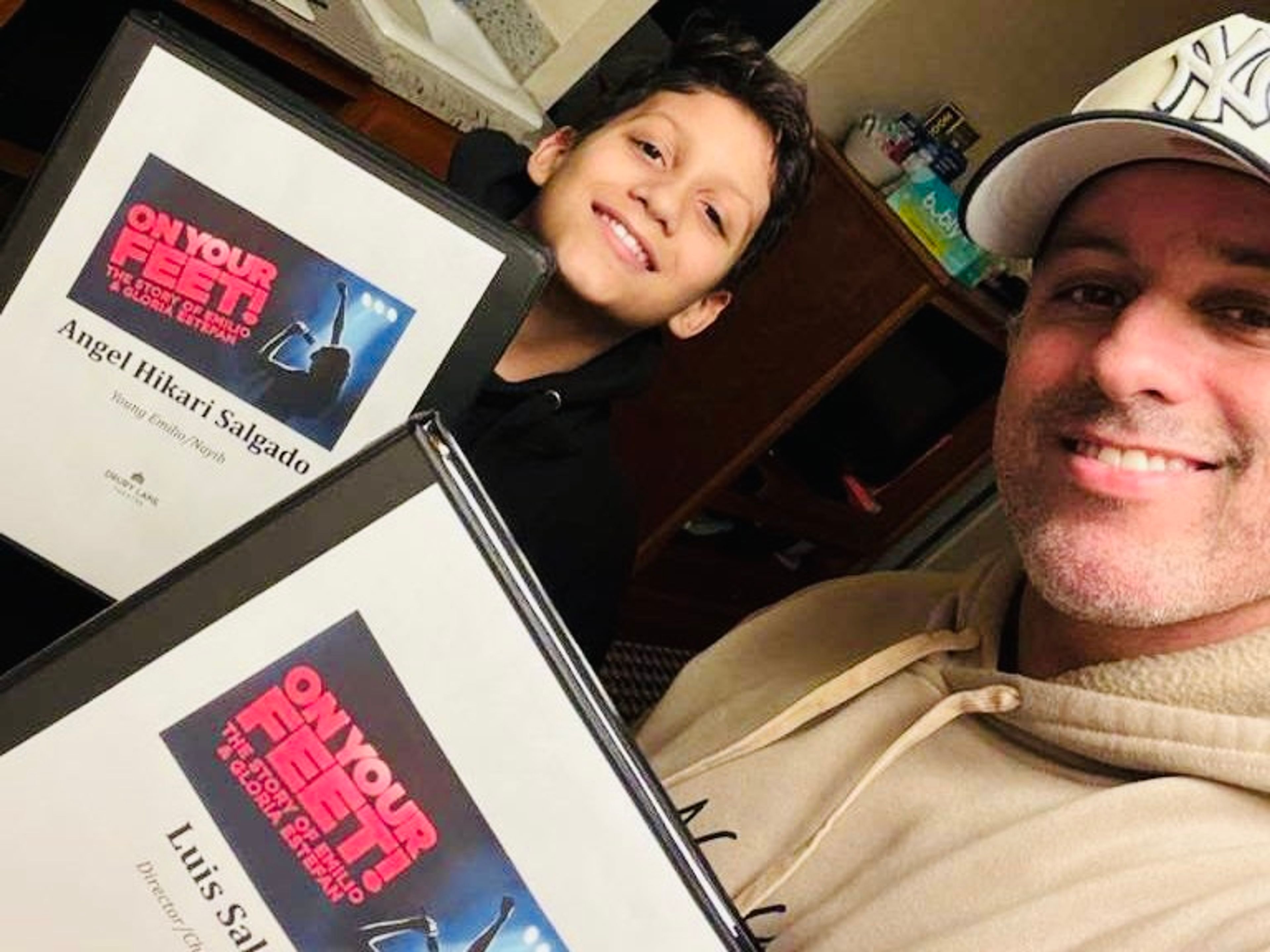 Father-son duo share the stage in "On Your Feet!" at Drury Lane Theatre