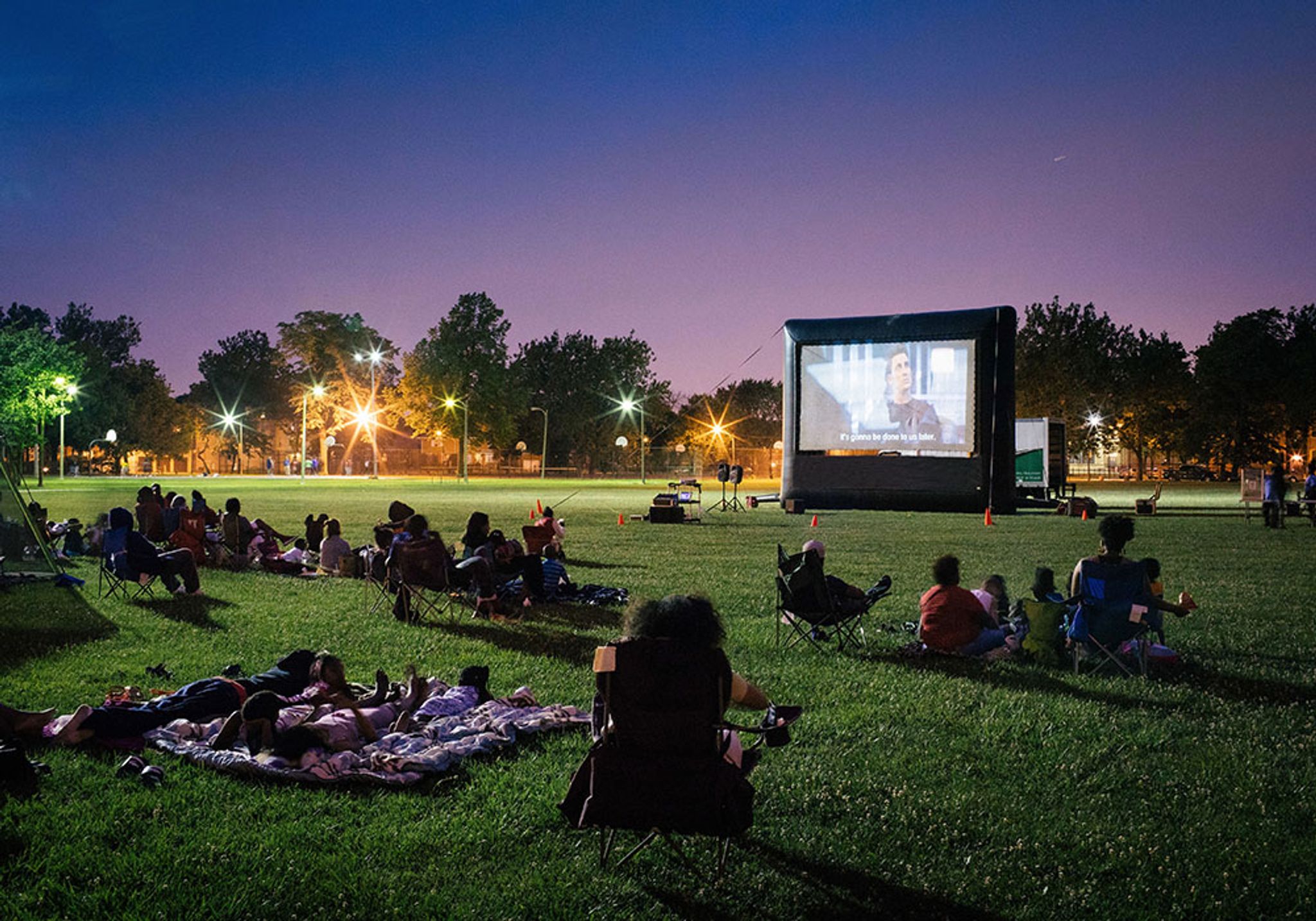 Catch a flick with the family at Chicago Park District's Mov...