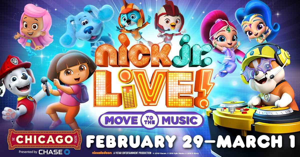 Nick Jr. Win Win tickets to Nick Jr. Live! Move to the Music!