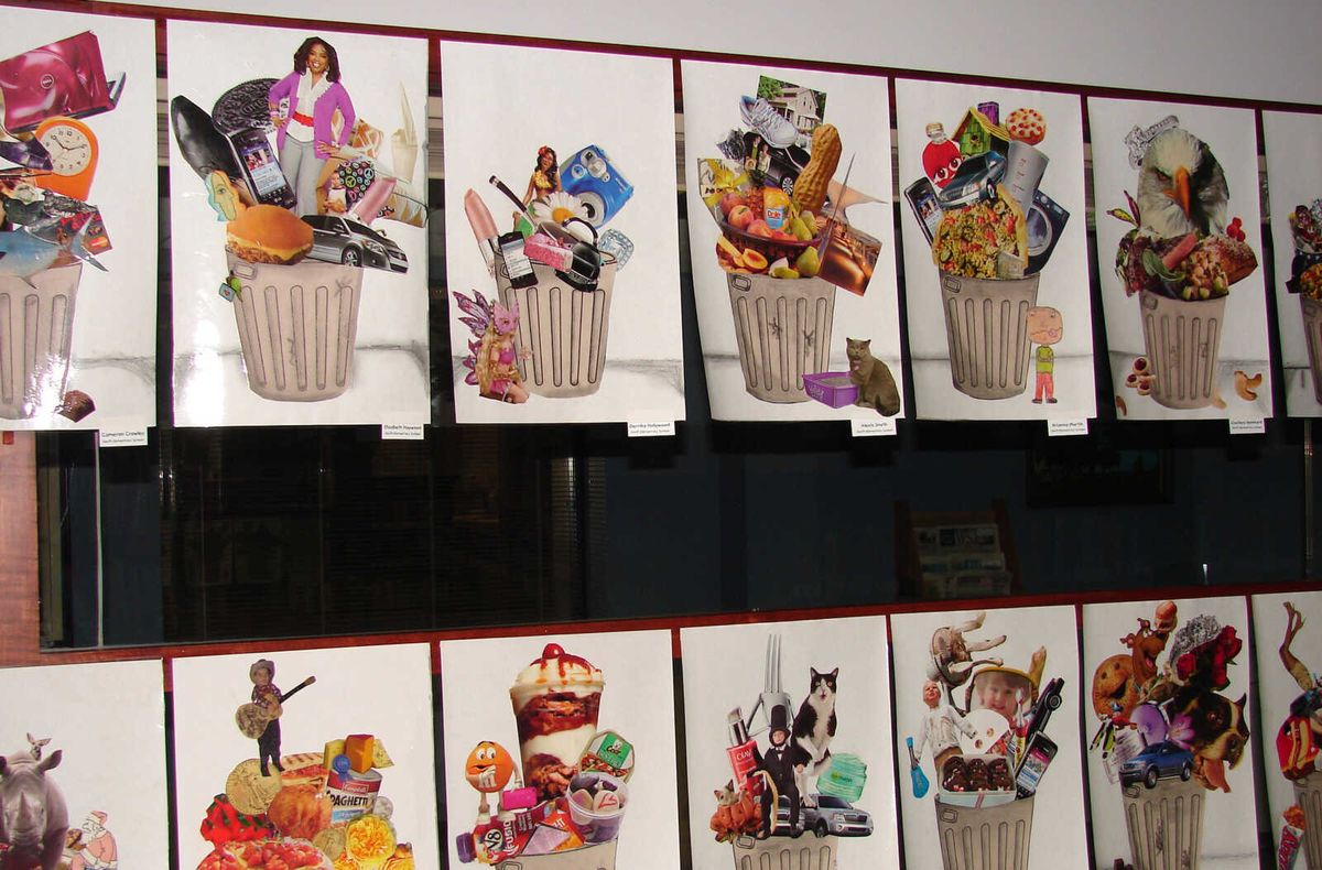 'Glorious Garbage' display at Dunklin County Library