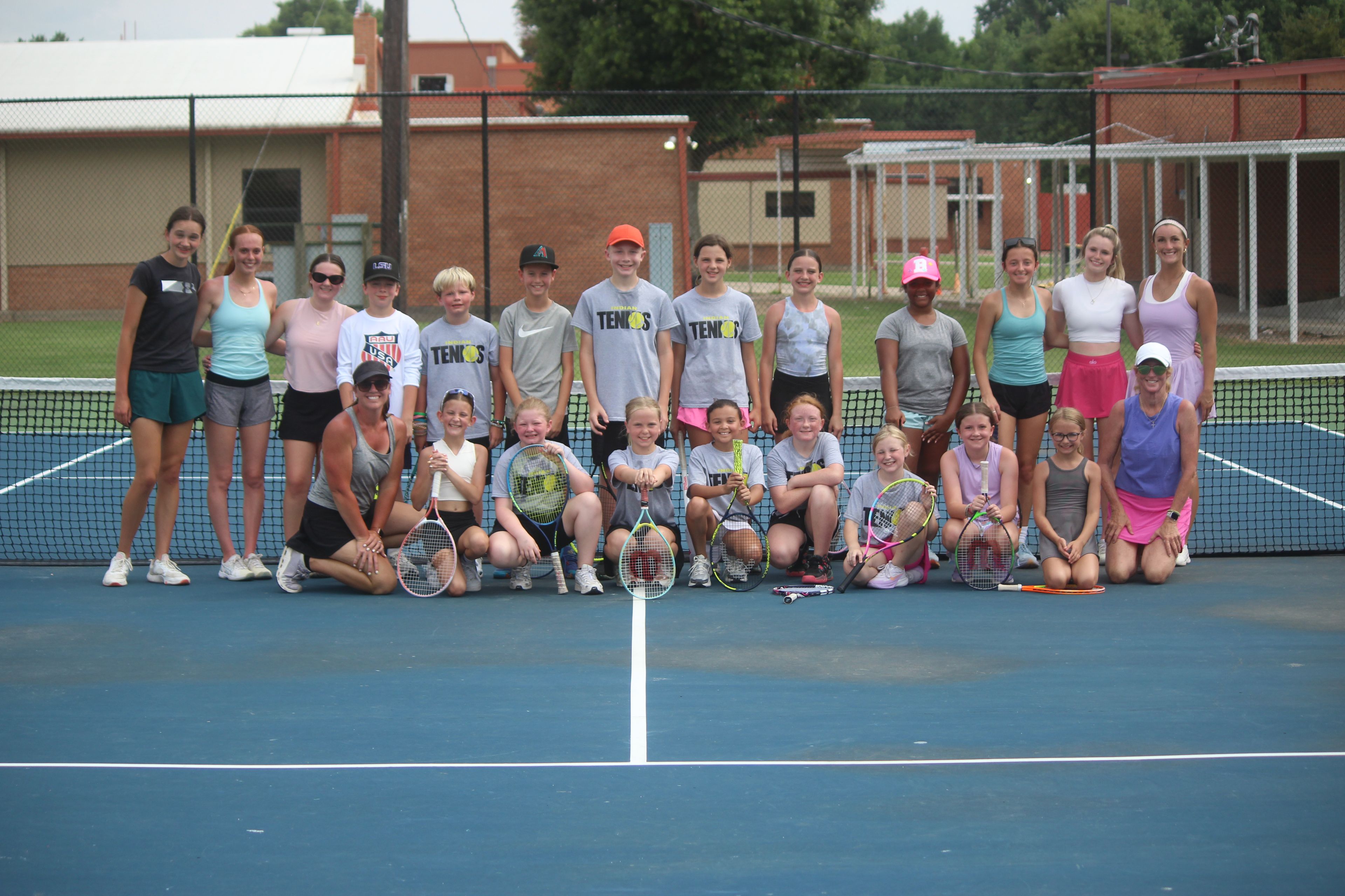 Hilburn hosts summer tennis clinics at Kennett High School
