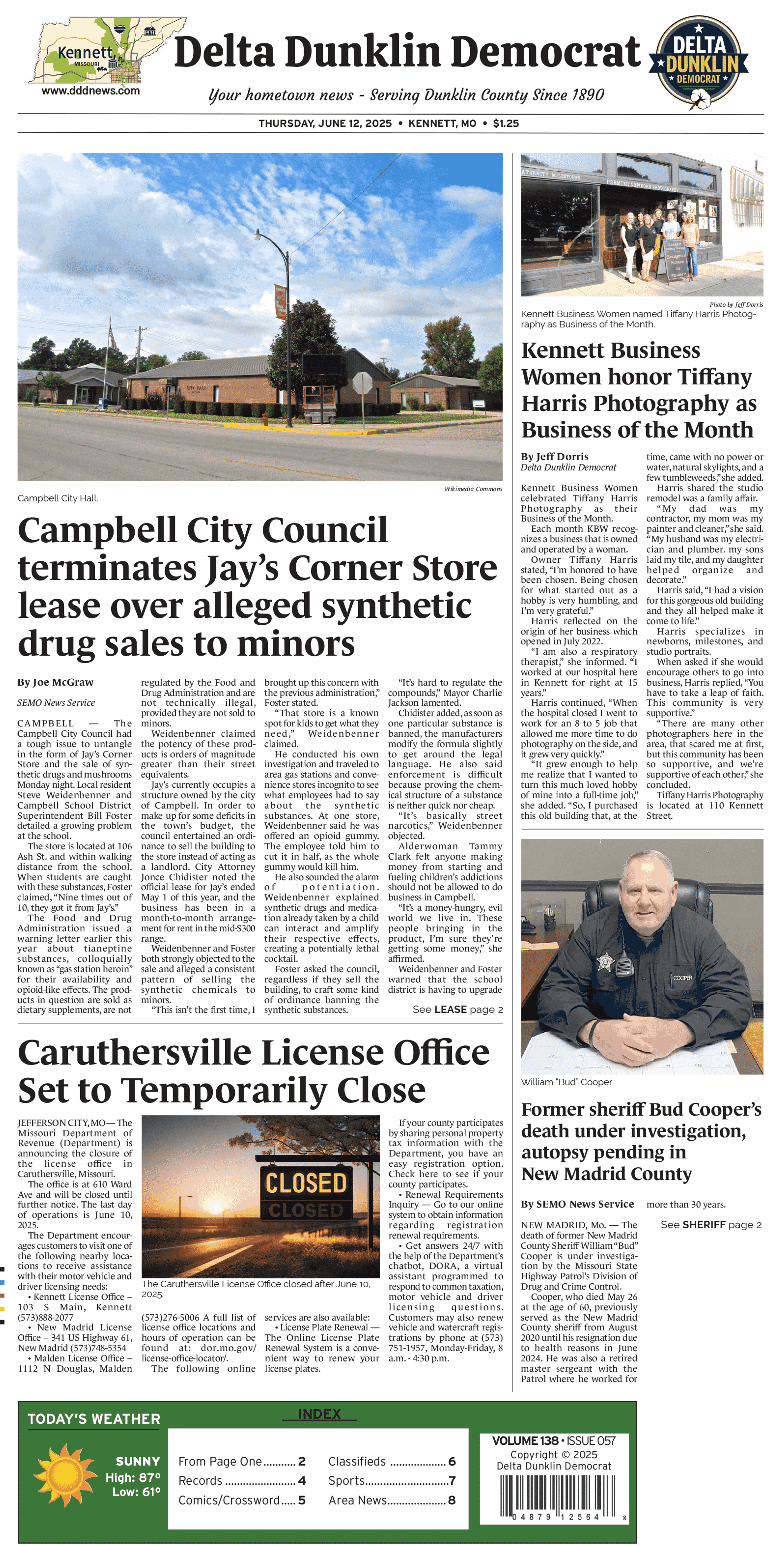 June 12, 2025 - Thursday: E-Edition