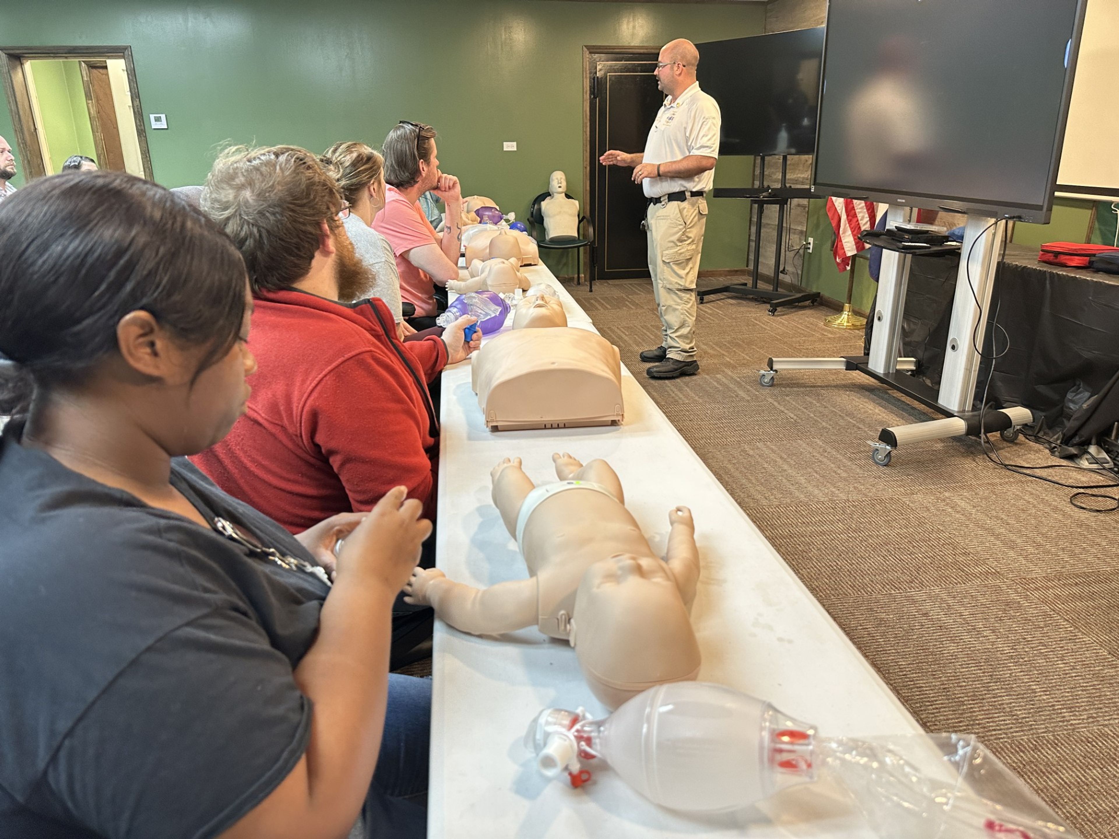 Kennett Fire Dept. hosts R clinic for Palma Academy staff  