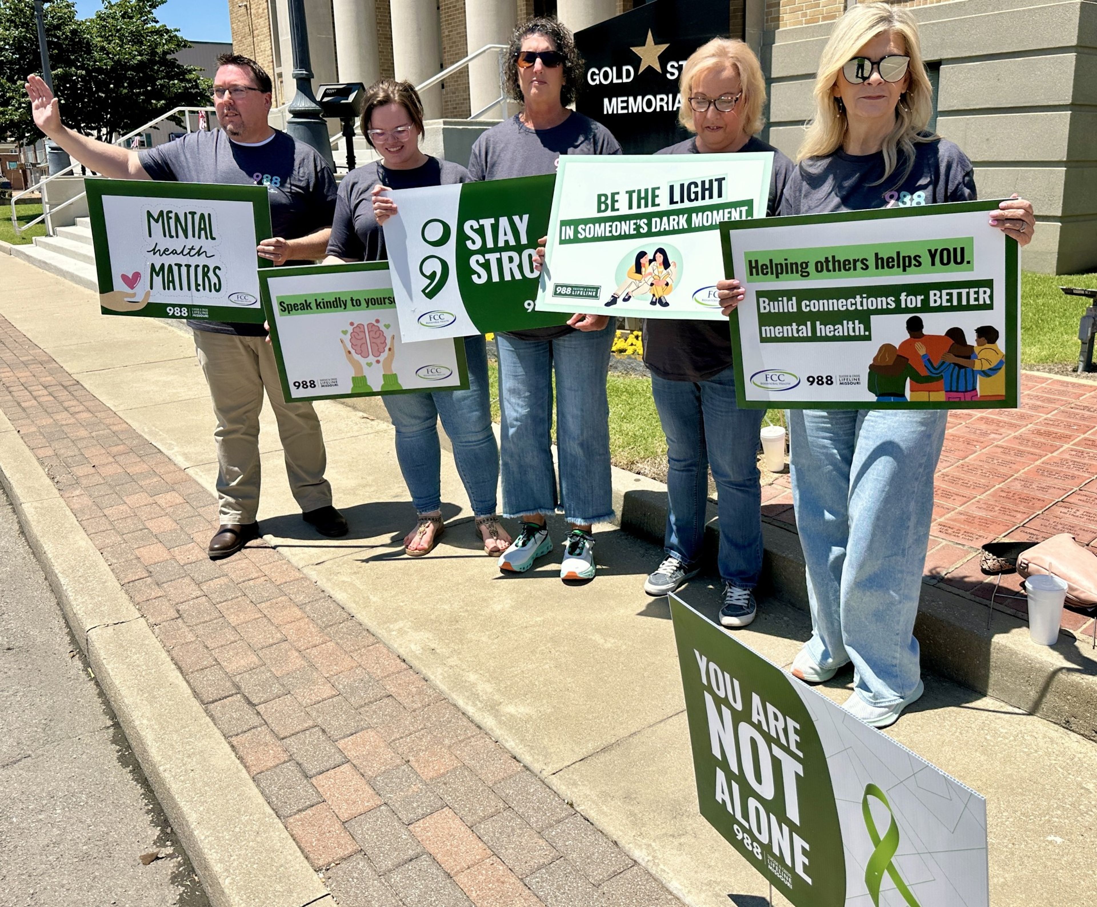 Family Counseling Center employees hit the streets to spotlight strength in every mental health journey  
