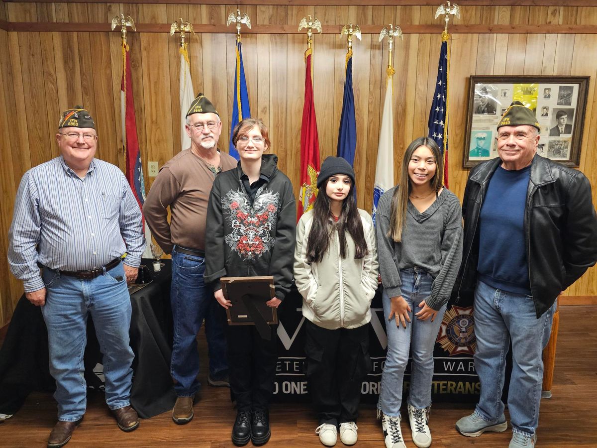 Patriot Pen winners celebrated at VFW Post 5443 recognition dinner