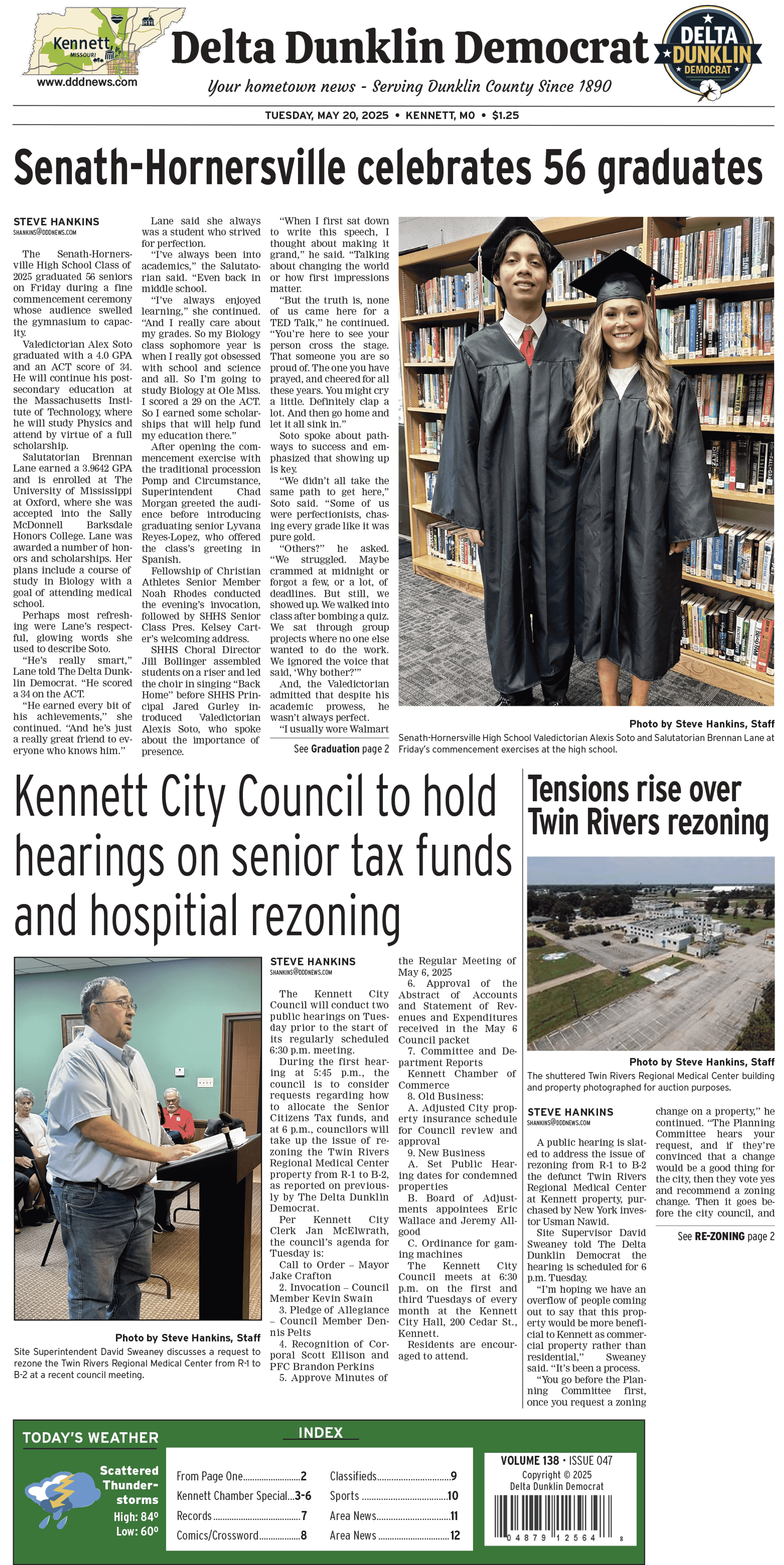 May 20, 2025 - Tuesday: E-Edition