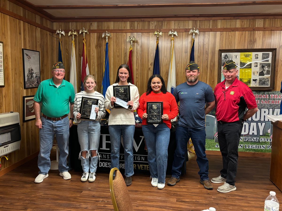 Patriot Pen winners honored at VFW Post 5443 recognition din...