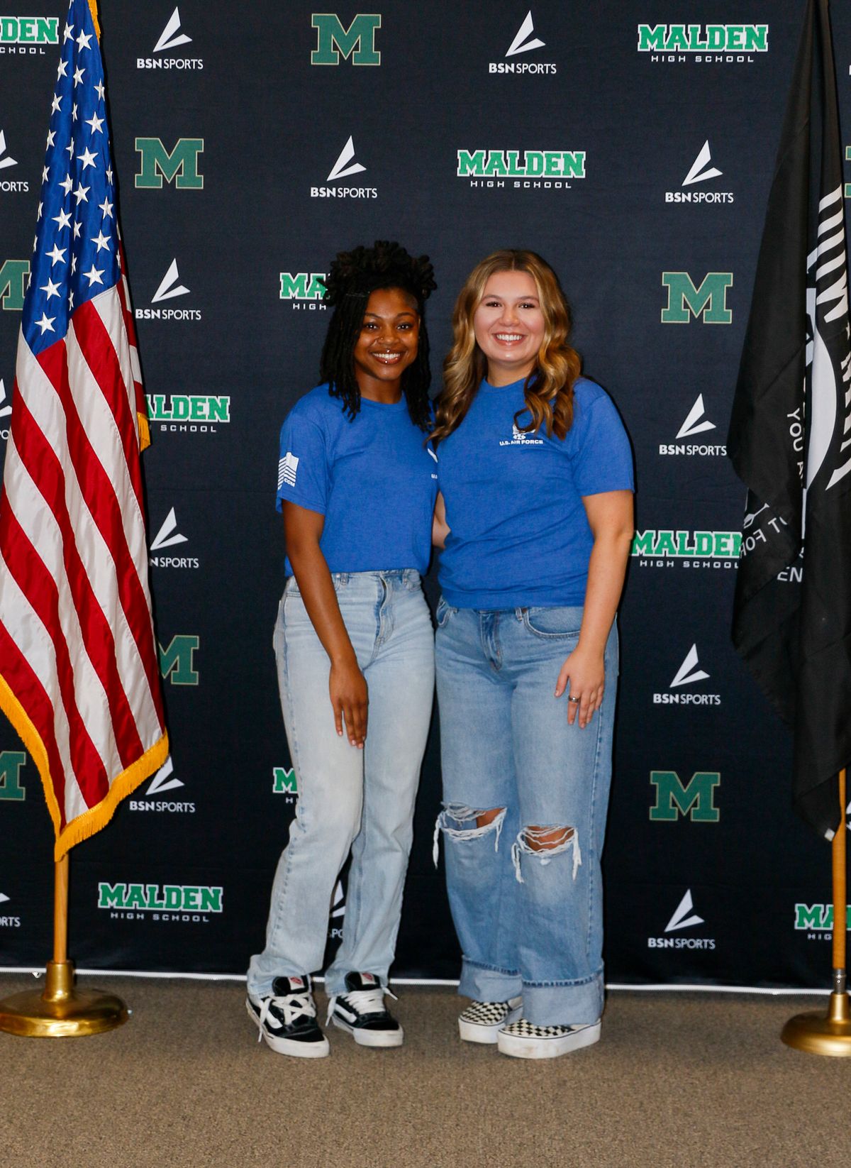 Malden seniors Mathies, Rackley sign with U.S. Air Force