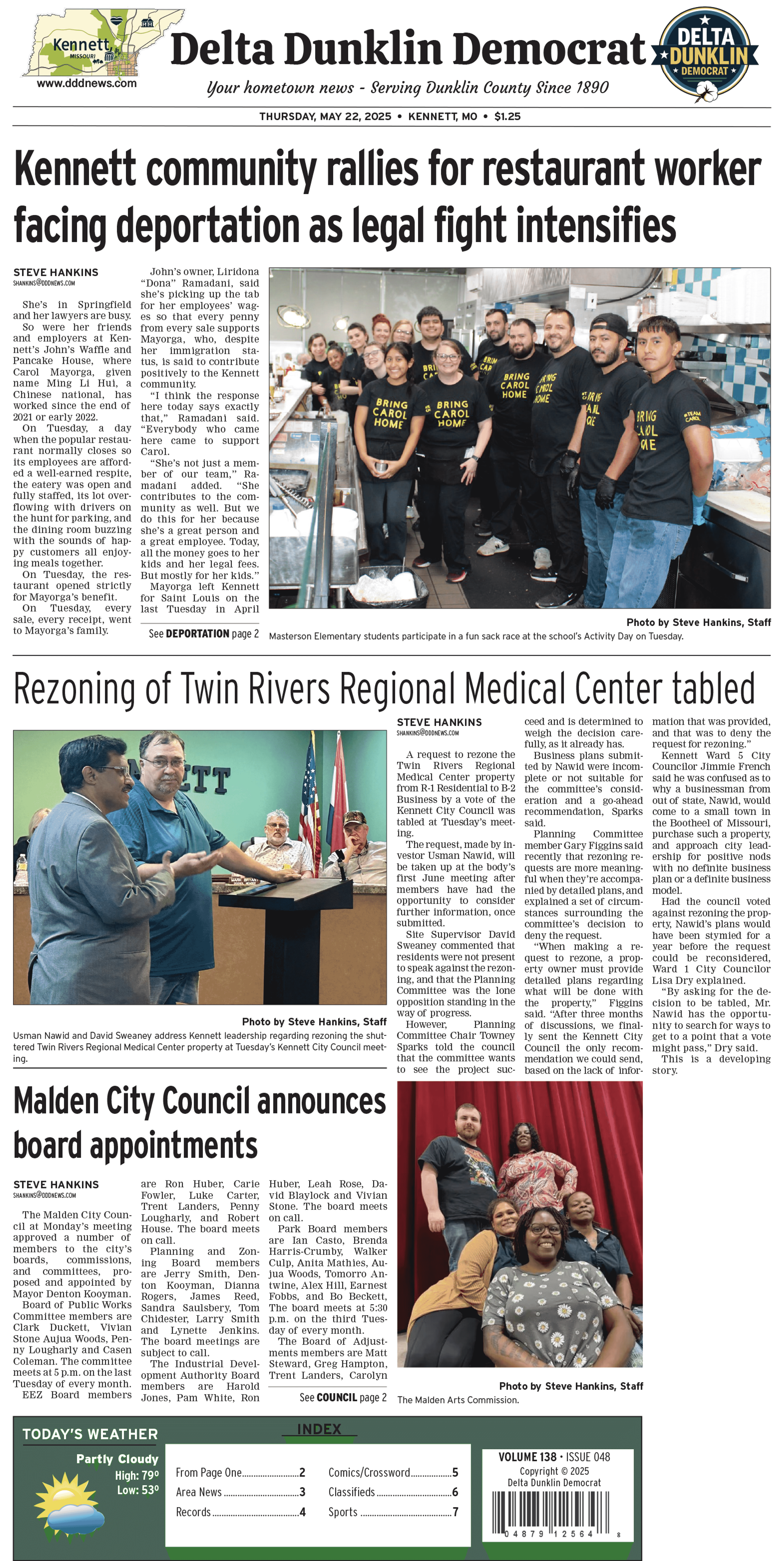 May 22, 2025 - Thursday: E-Edition