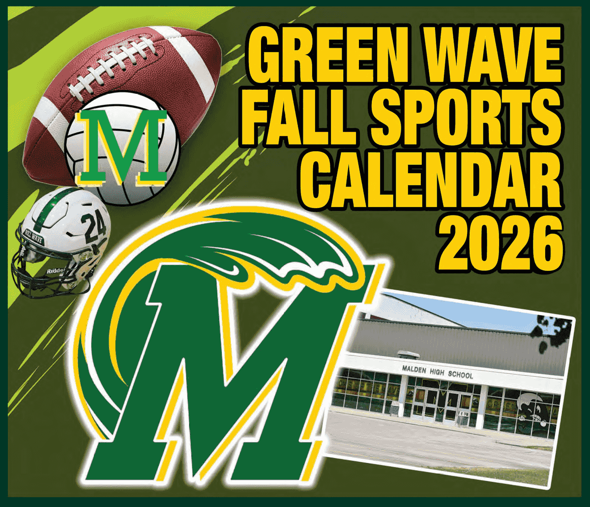 2026 Malden Fall Sports Calendar