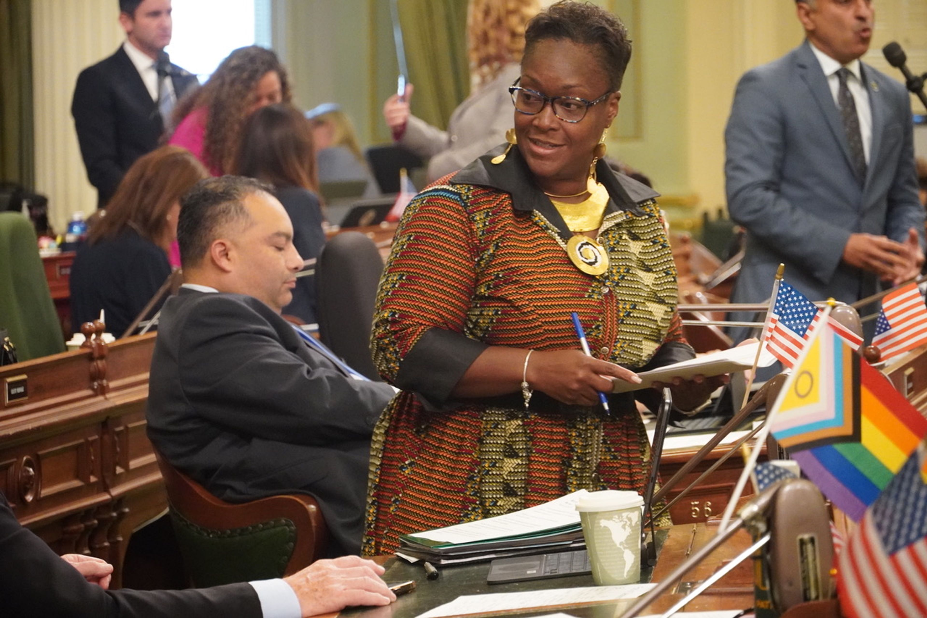 Asm. Sharpe-Collins: Asm. Sharp-Collins's Assembly Bill 766 requires state agencies and departments to integrate racial equity and inclusive practices into their strategic plans. It advances to Gov. Gavin Newsom's desk for signature or veto. CBM photo by Antonio Ray Harvey.