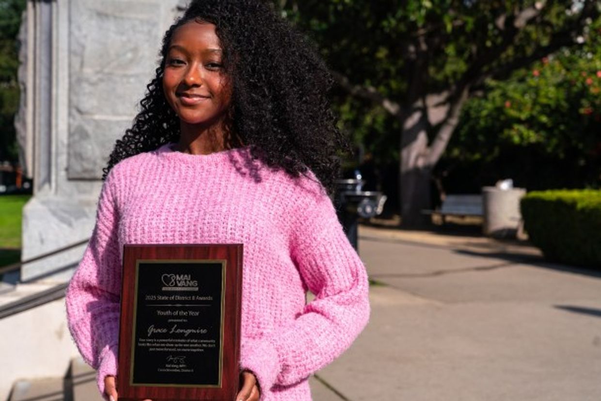 Valley High School senior Grace Longmire, pictured Jan. 13 at the Capitol, believes youth engagement is about developing young voters who are informed, empowered and involved. Louis Bryant III, OBSERVER