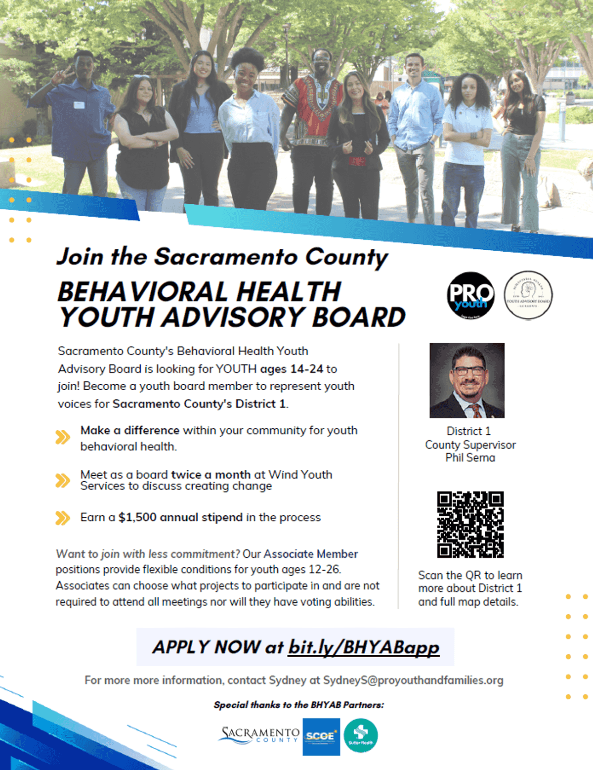 County Behavior Join The Sacramento County Behavioral Health Youth Advisory ...