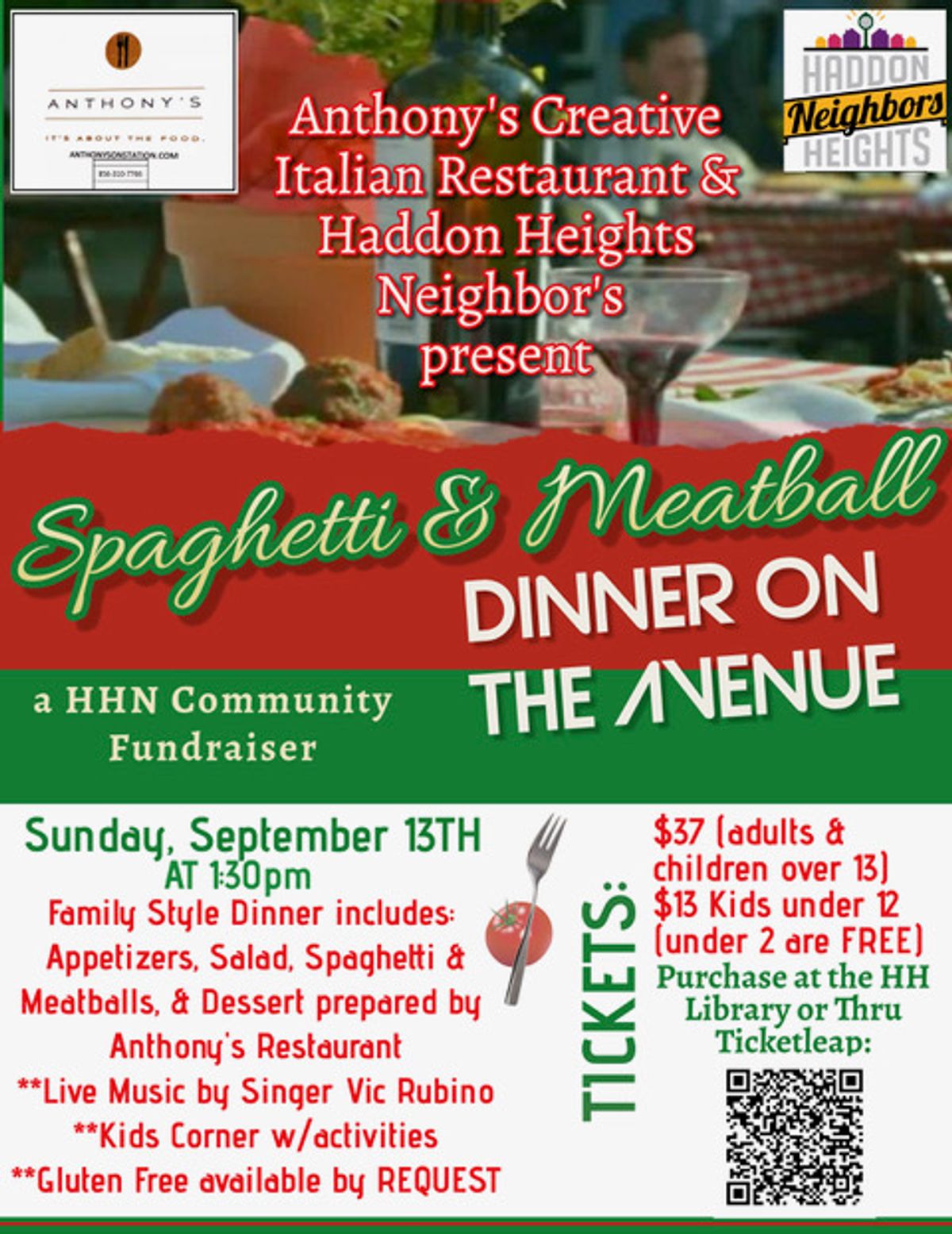 Haddon Heights Community Fundraiser Brings Italian Meal and ...