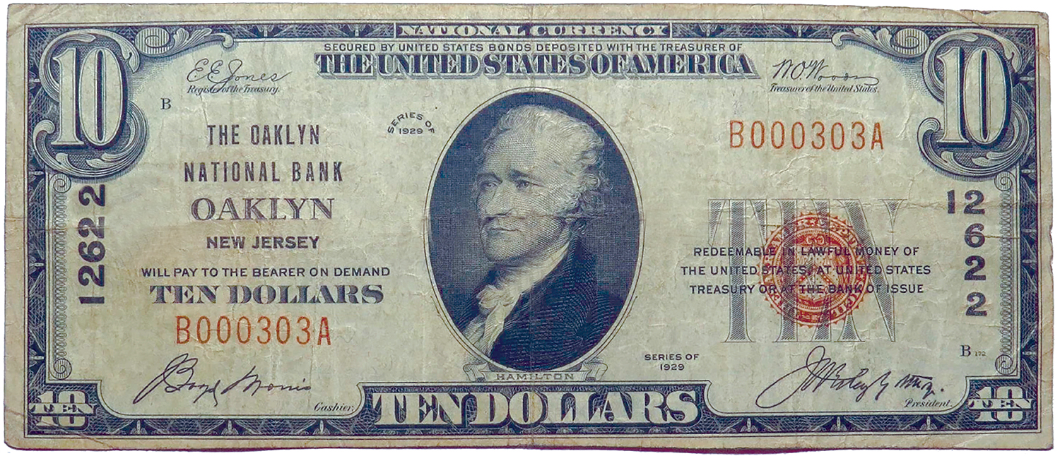 1915 Colls Grad Founded Oaklyn National Bank, Part III