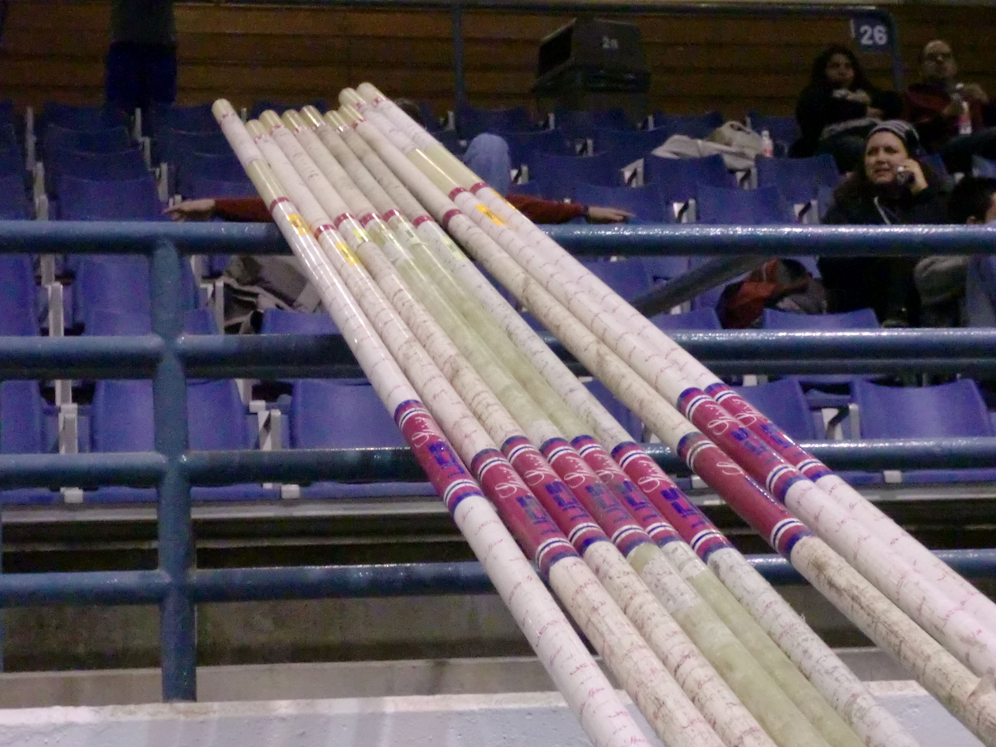 A complete set of UCS Spirit Pole Vaulting Poles.